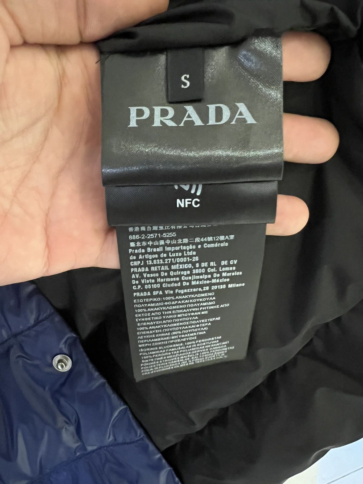 Prada × Raf Simons Prada logo down jacket / raf designer period Size US S / EU 44-46 / 1 - 8 Thumbnail