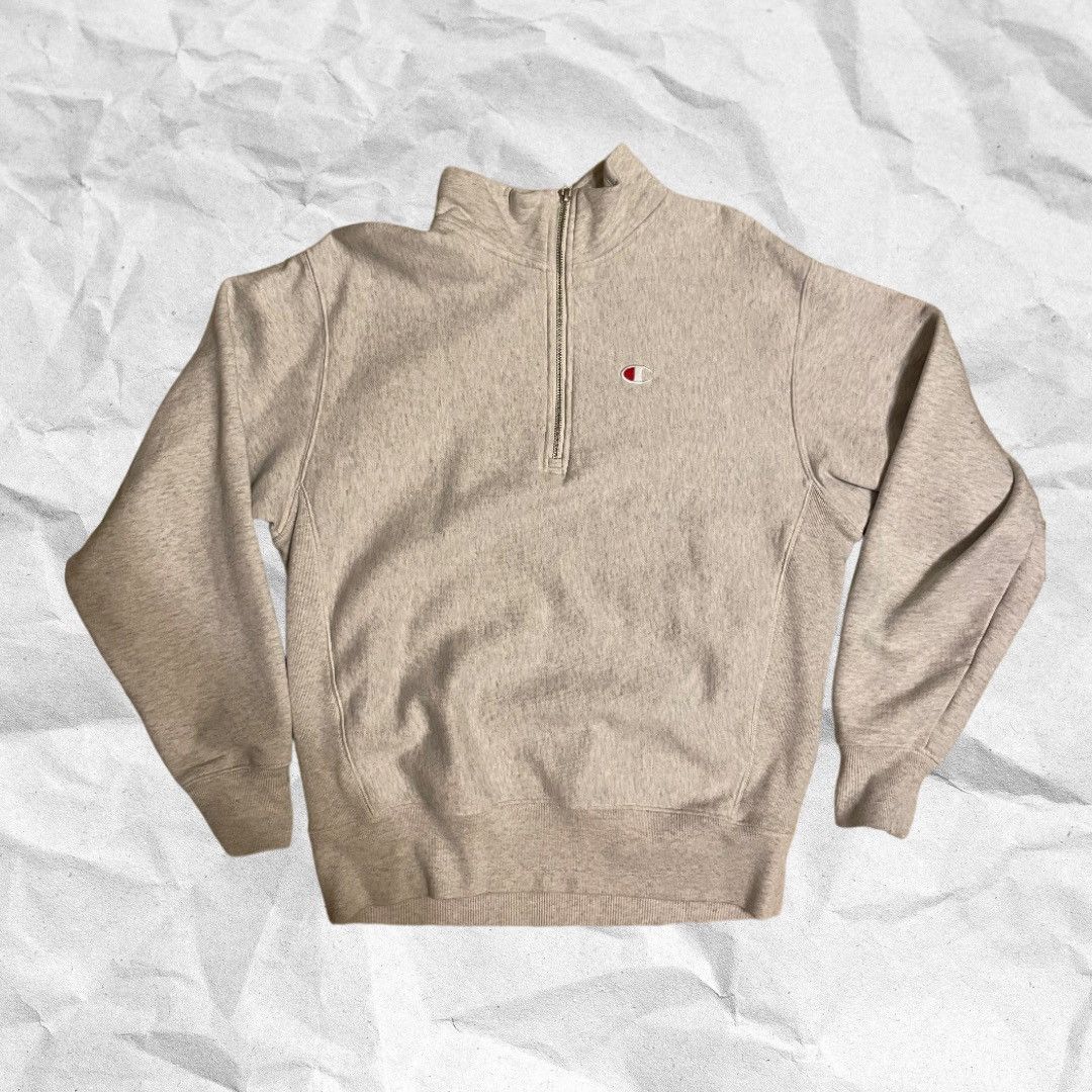 Champion Light Grey Heather Champion Reverse WeaveQuarter-Zip Size US M / EU 48-50 / 2 - 1 Thumbnail