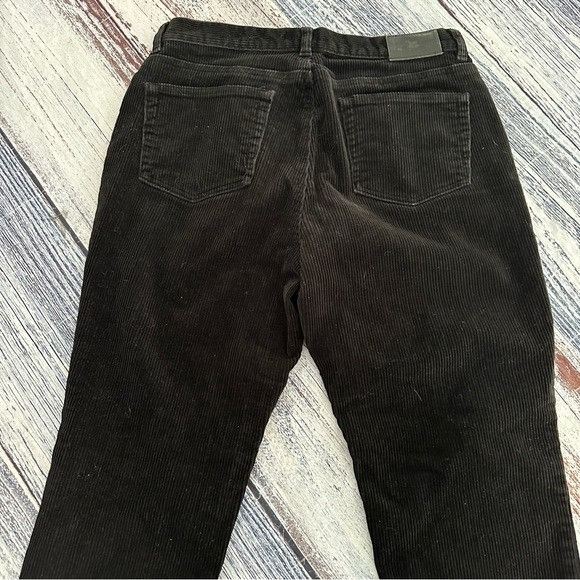 Lauren Ralph Lauren Vintage Lauren Ralph Lauren Black Corduroy Straight Leg Pant Size 30" / US 8 / IT 44 - 3 Thumbnail