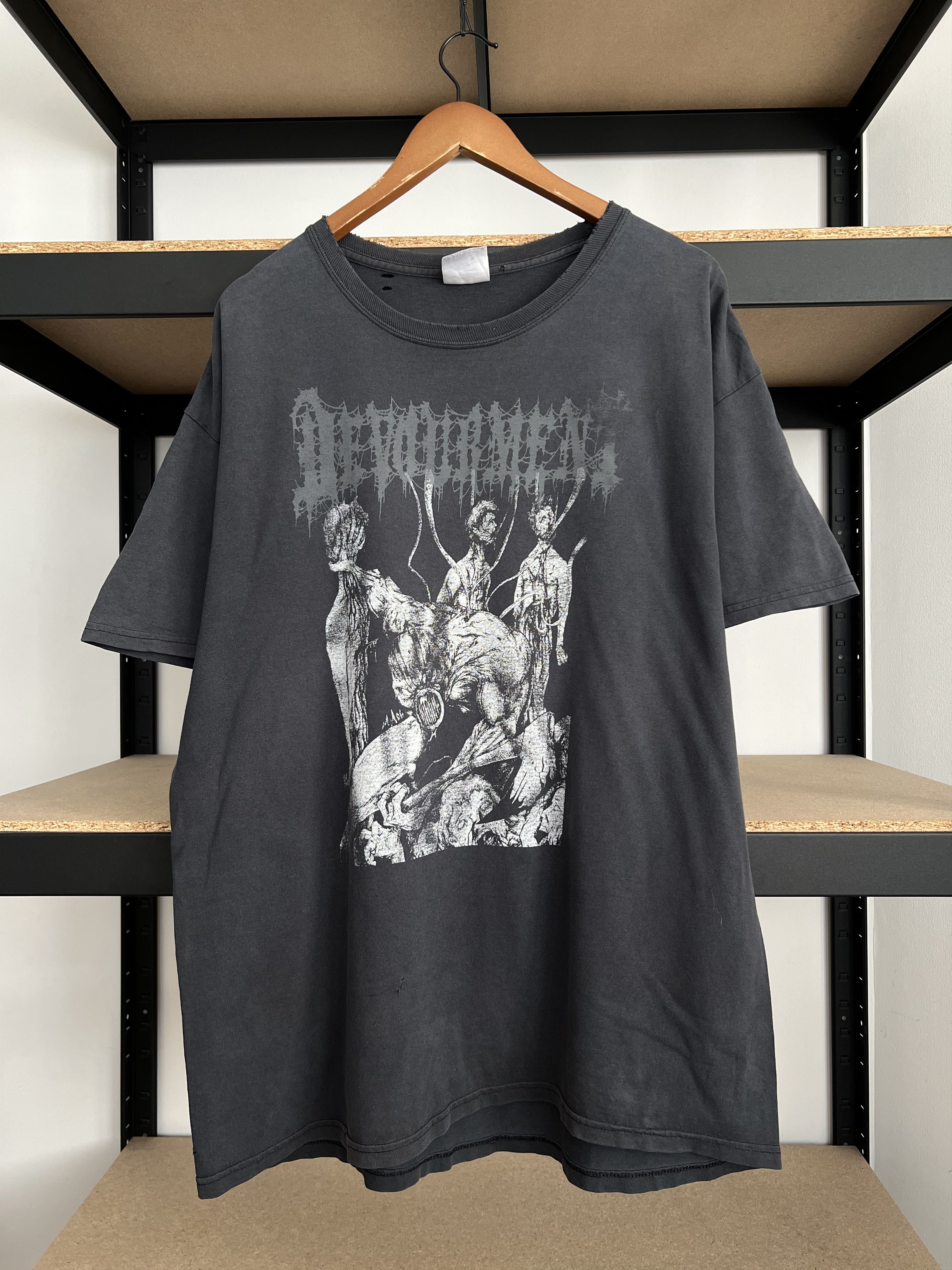 Vintage 2000s Devourment Butcher the Weak Death Metal Tshirt