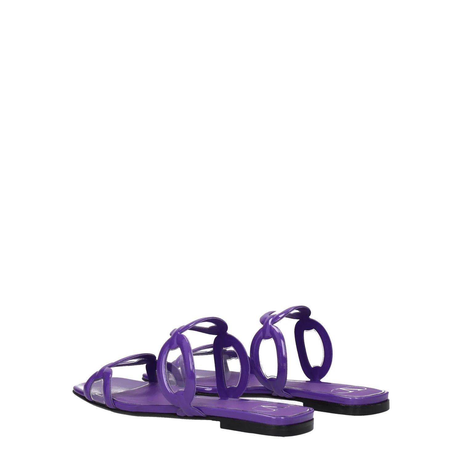 Valentino ob1o1e1224 PVC Slippers in Violet Size US 9 / IT 39 - 4 Thumbnail