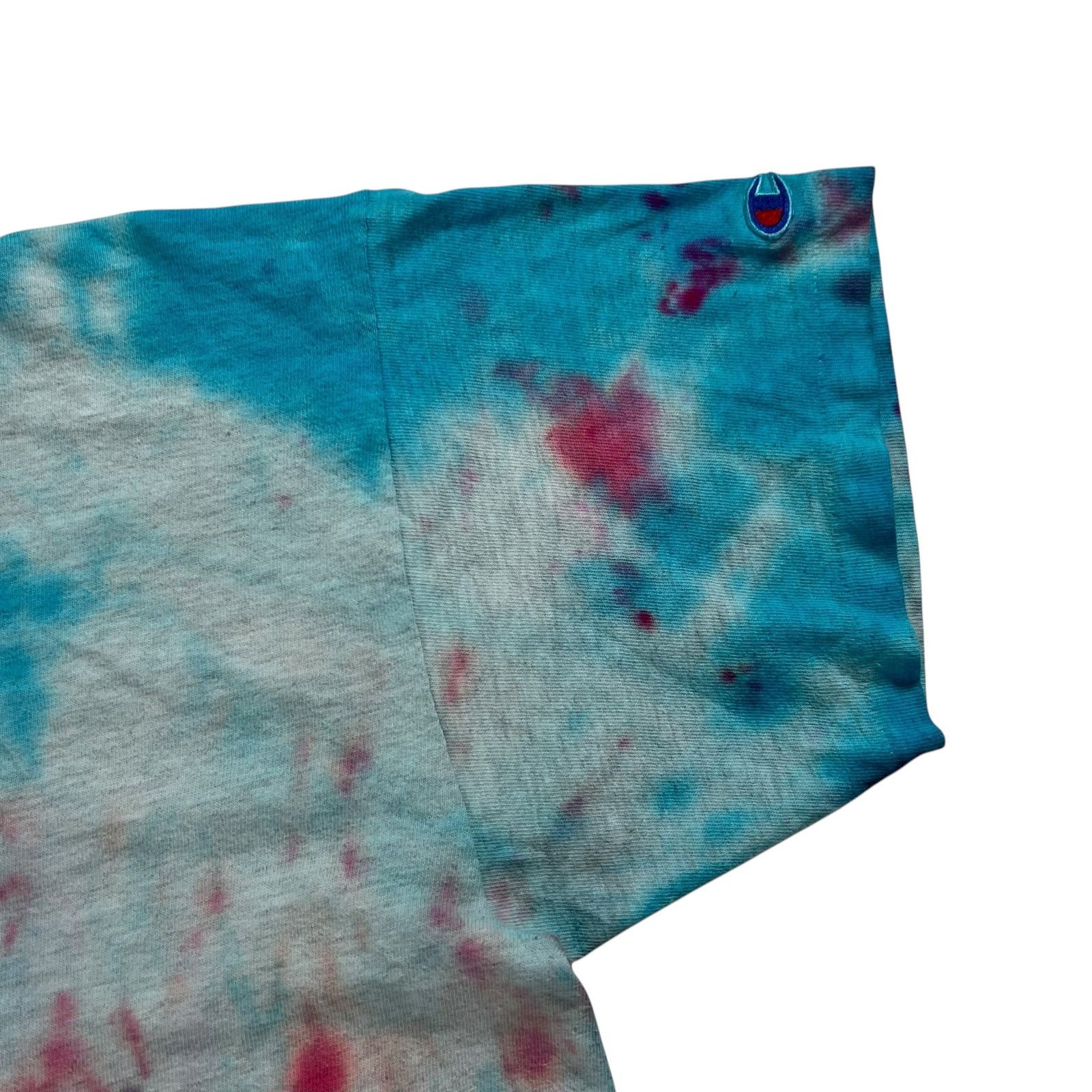 Champion × Vintage Vintage 90s Champion mini script tie dye tee (XXL) Size US XXL / EU 58 / 5 - 5 Thumbnail