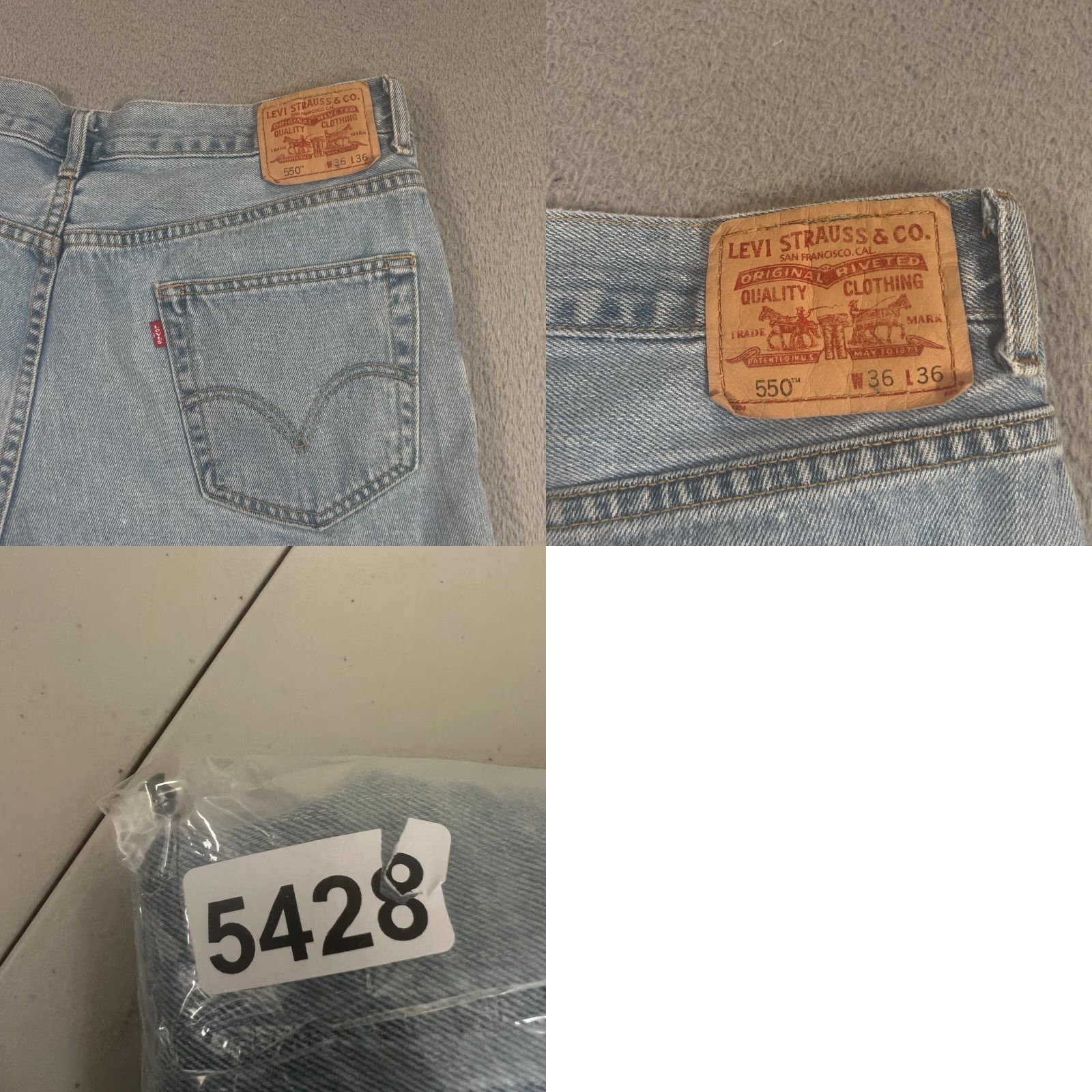 Levi's Levi's 550 Cut Off Shorts Size 36 Blue Bermuda 9" Jorts Faded Denim Baggy Y2K Size US 36 / EU 52 - 8 Thumbnail