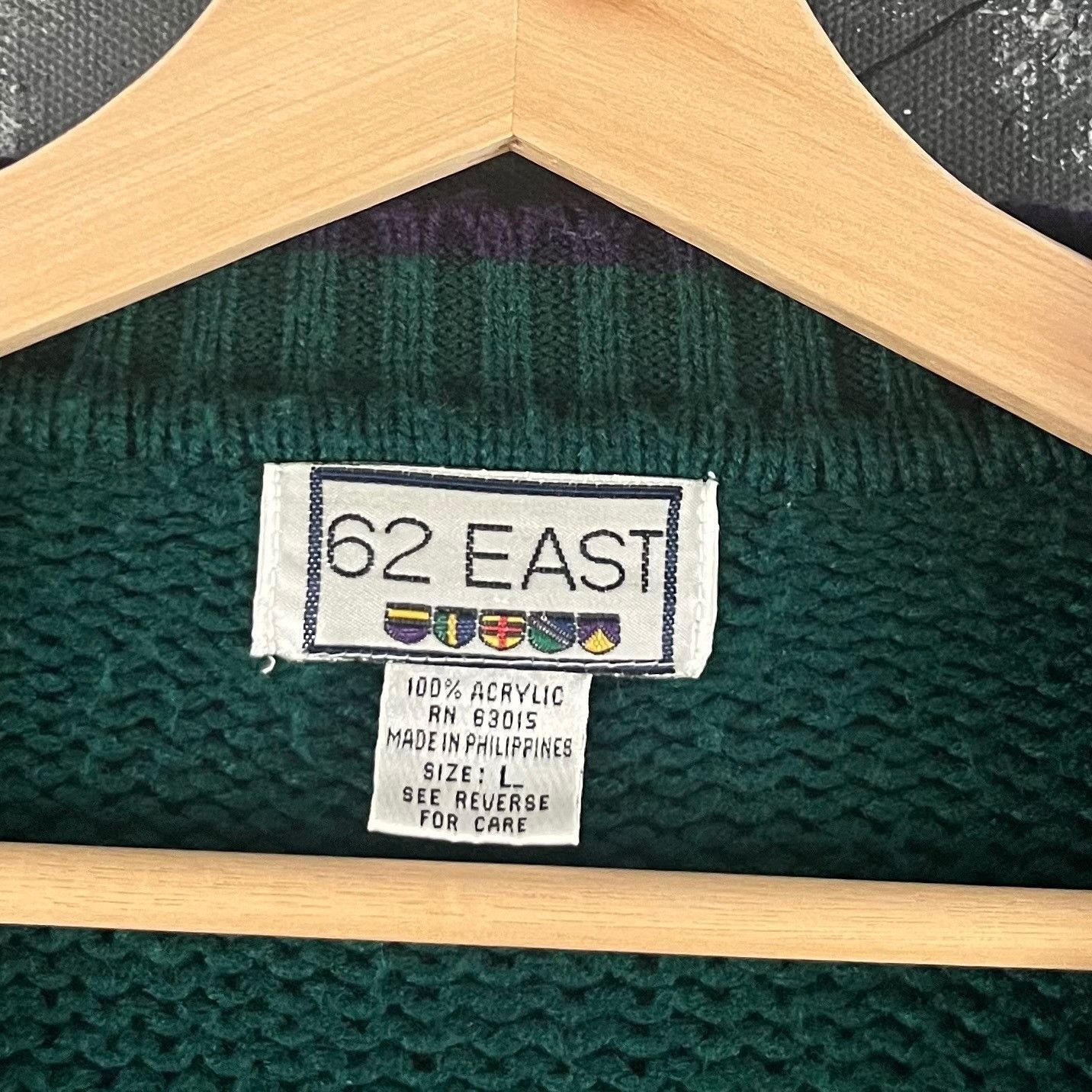 Vintage Vintage 90’s Geometric cardigan Size US M / EU 48-50 / 2 - 4 Thumbnail