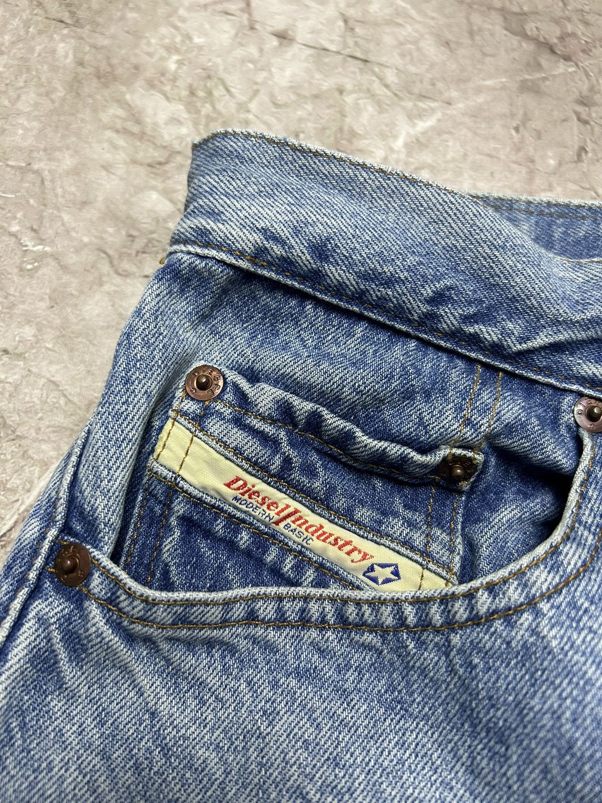 Diesel × Vintage Vintage Diesel Jeans Dirty Pants Faded Denim Distressed Y2K Size US 34 / EU 50 - 10 Thumbnail