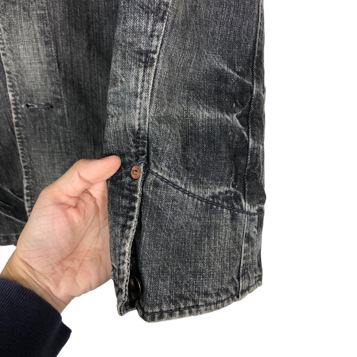 Japanese Brand Vintage Hickory Chore Jacket Levi’s Redloop Big Pocket Bike Size US L / EU 52-54 / 3 - 15 Thumbnail