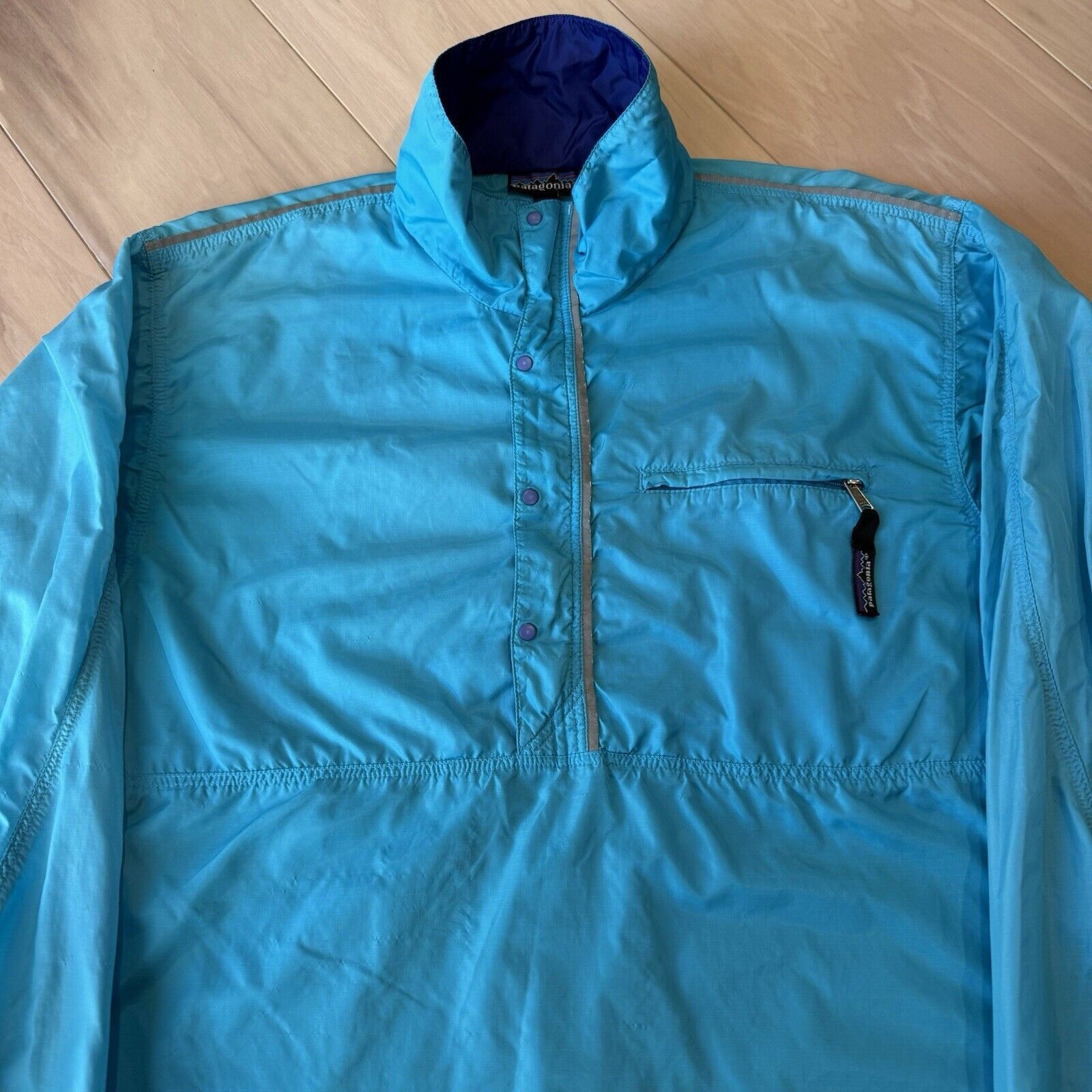 Patagonia × Vintage Vintage Patagonia Jacket S Blue Half Zip 90s Lightweight Size US S / EU 44-46 / 1 - 3 Thumbnail