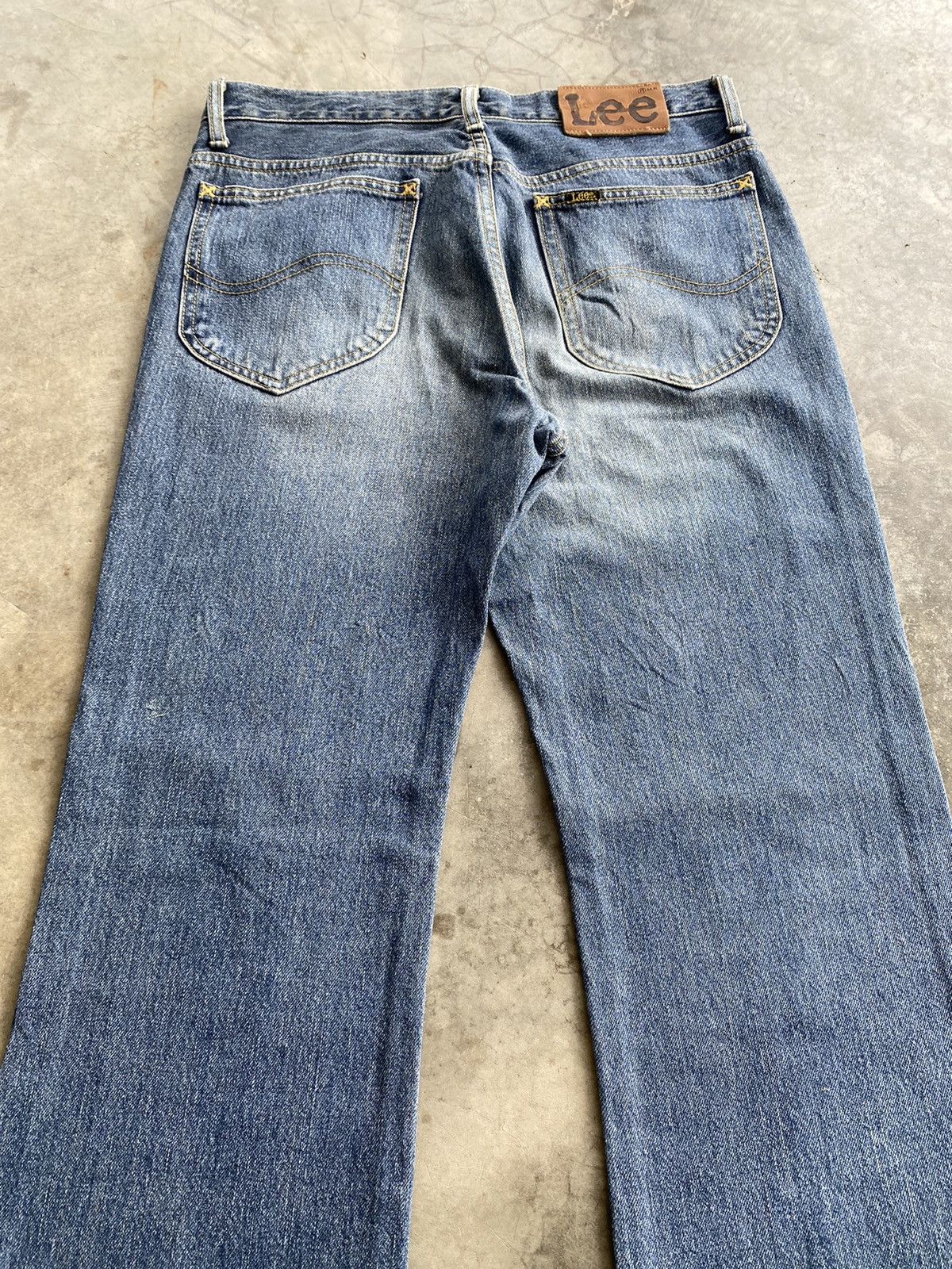 Lee Flare Jeans Japanese Lee Rider Distressed Blue 231 Size US 32 / EU 48 - 14 Thumbnail