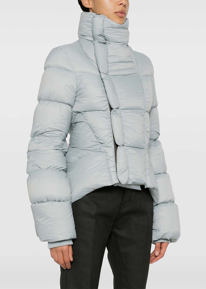 Rick Owens o1y0126 Shell Jacket in Sky Blue Size S / US 4 / IT 40 - 2 Thumbnail