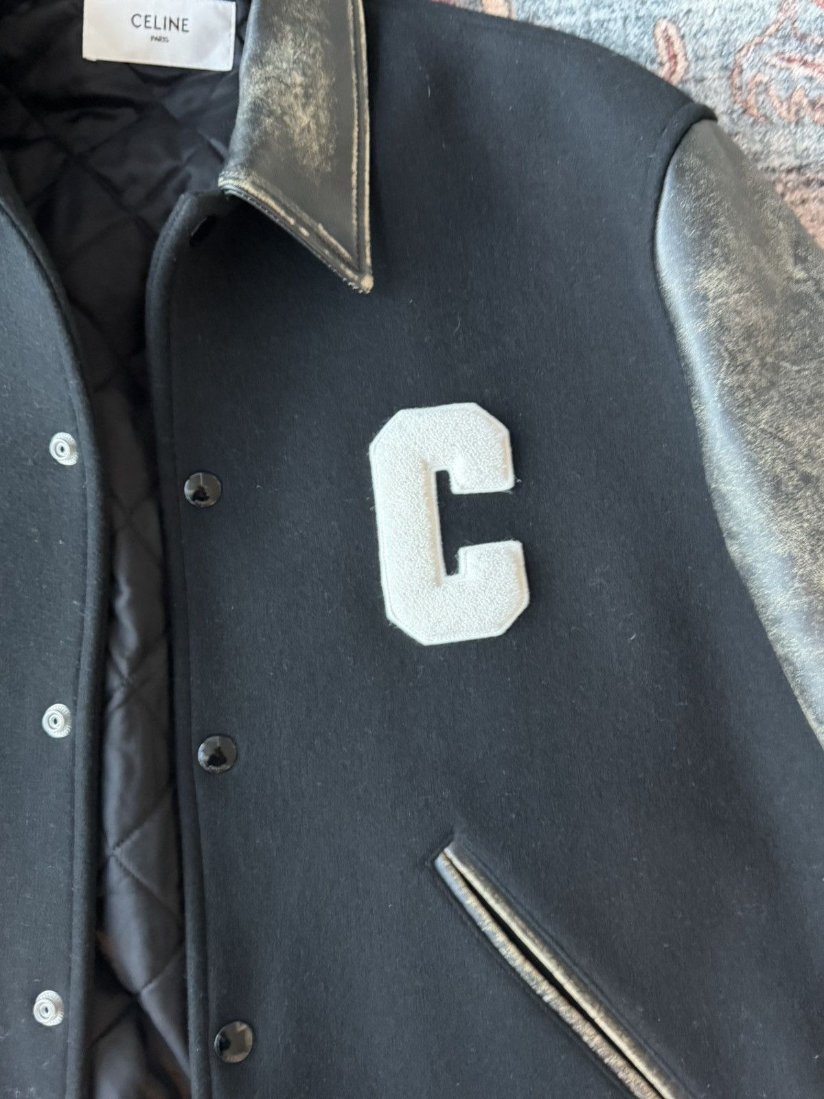 Celine Teddy Jacket in Wool Felt Size US L / EU 52-54 / 3 - 2 Thumbnail
