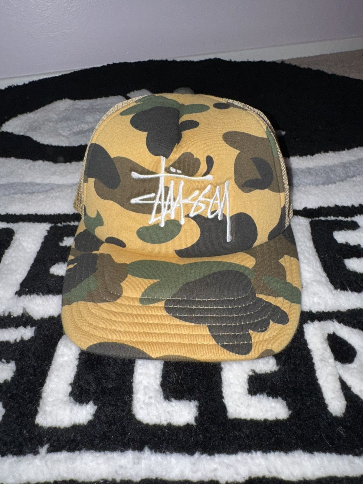 Stussy Bape Hat | Grailed