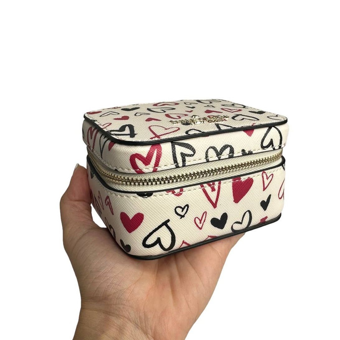 Kate Spade Kate Spade Staci Scribble Heart Boxed Travel Jewelry Holder Size ONE SIZE - 7 Thumbnail