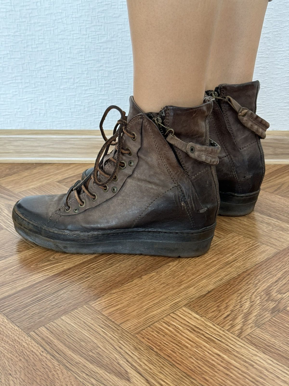 Other Brown A.S. 98 air step rare boots avantgarde shoes Size US 8 / IT 38 - 2 Thumbnail