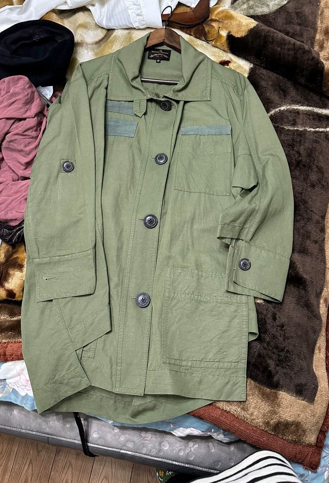 Vivienne Westwood Vivienne Westwood Deep Green Trench Coat Worn<10x Size S / US 4 / IT 40 - 1 Thumbnail