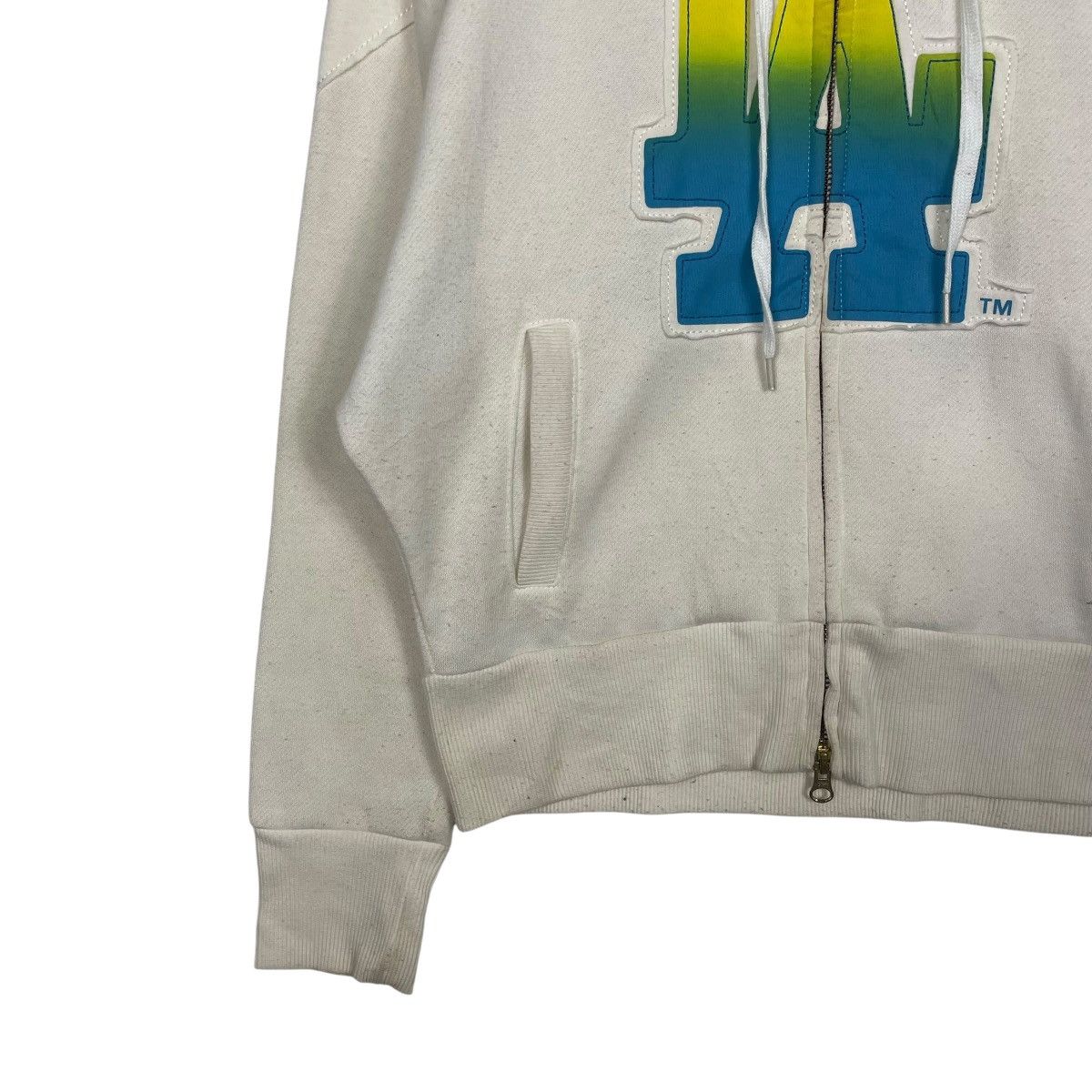 MLB Los Angeles Dodgers Baseball Zipper Hoodie Size M / US 6-8 / IT 42-44 - 3 Thumbnail