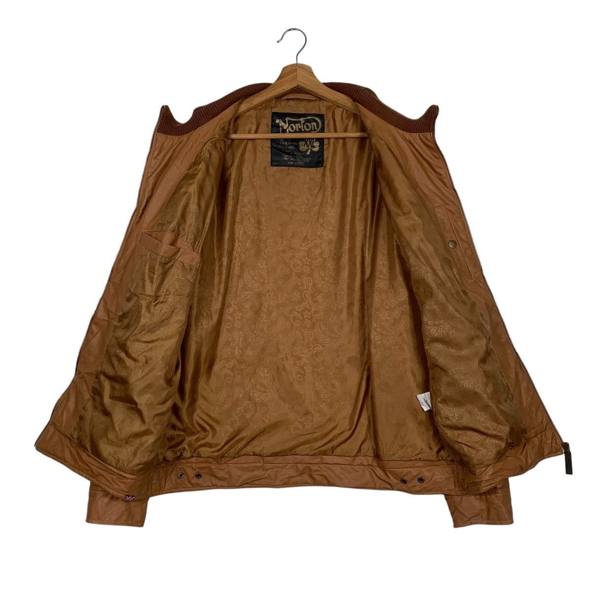 Japanese Brand Norton Motorcycle Riding Synthetic Leather Jacket Size US XXL / EU 58 / 5 - 12 Thumbnail