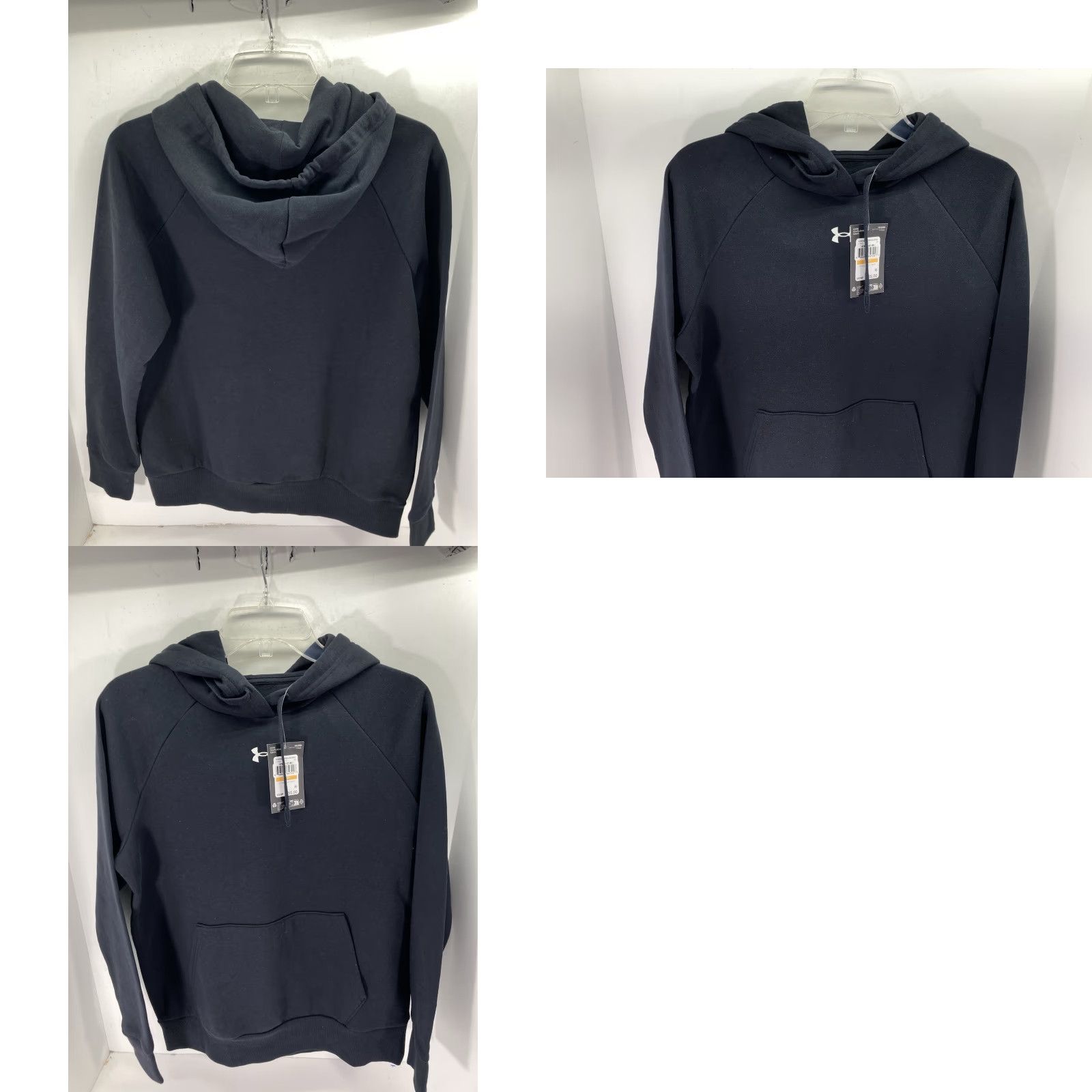 Under Armour Under Armour Rival Hoodie Sweatshirt Women S Black Pullover Fleece NWT Size S / US 4 / IT 40 - 9 Thumbnail