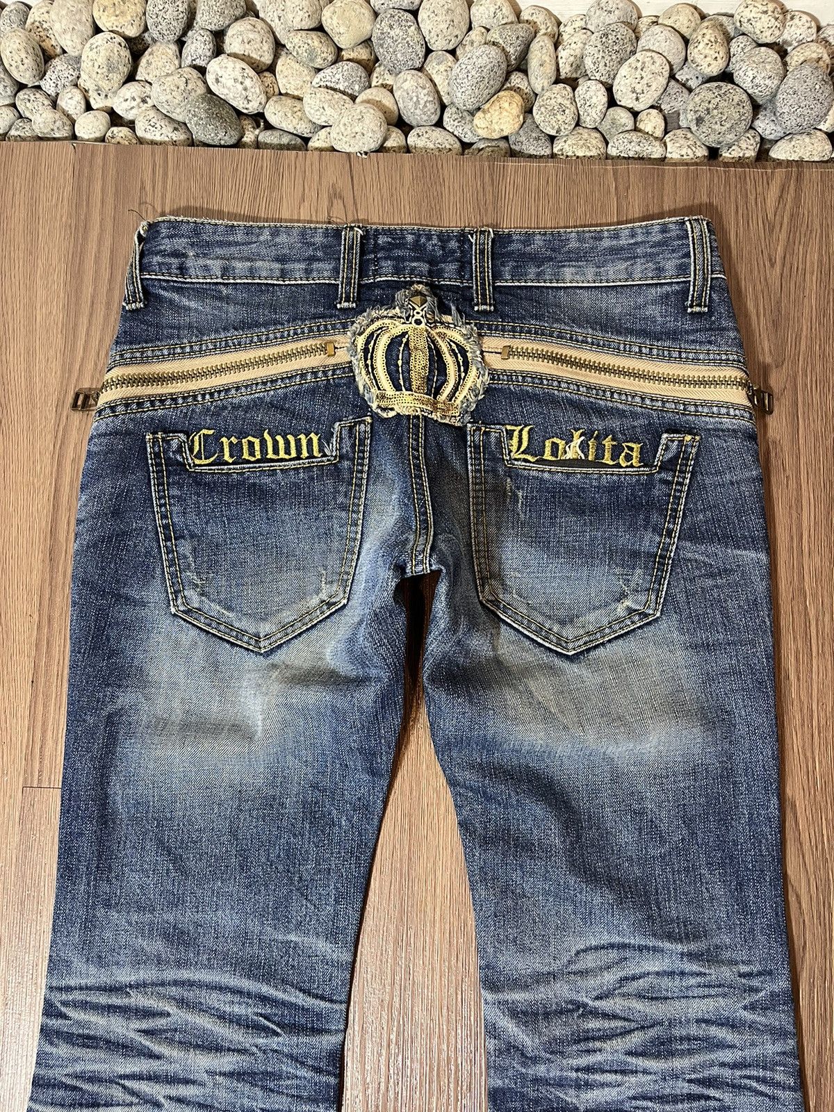 Japanese Brand Lolita Crown Yoshitomo Nara whiskers denim Size US 32 / EU 48 - 4 Thumbnail