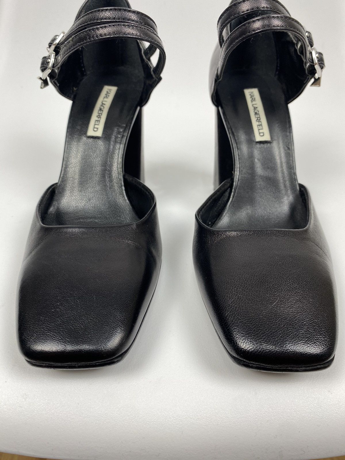 Karl Lagerfeld Karl Lagerfeld Pyramide Two Strap Pumps size 36 Size US 6 / IT 36 - 5 Thumbnail