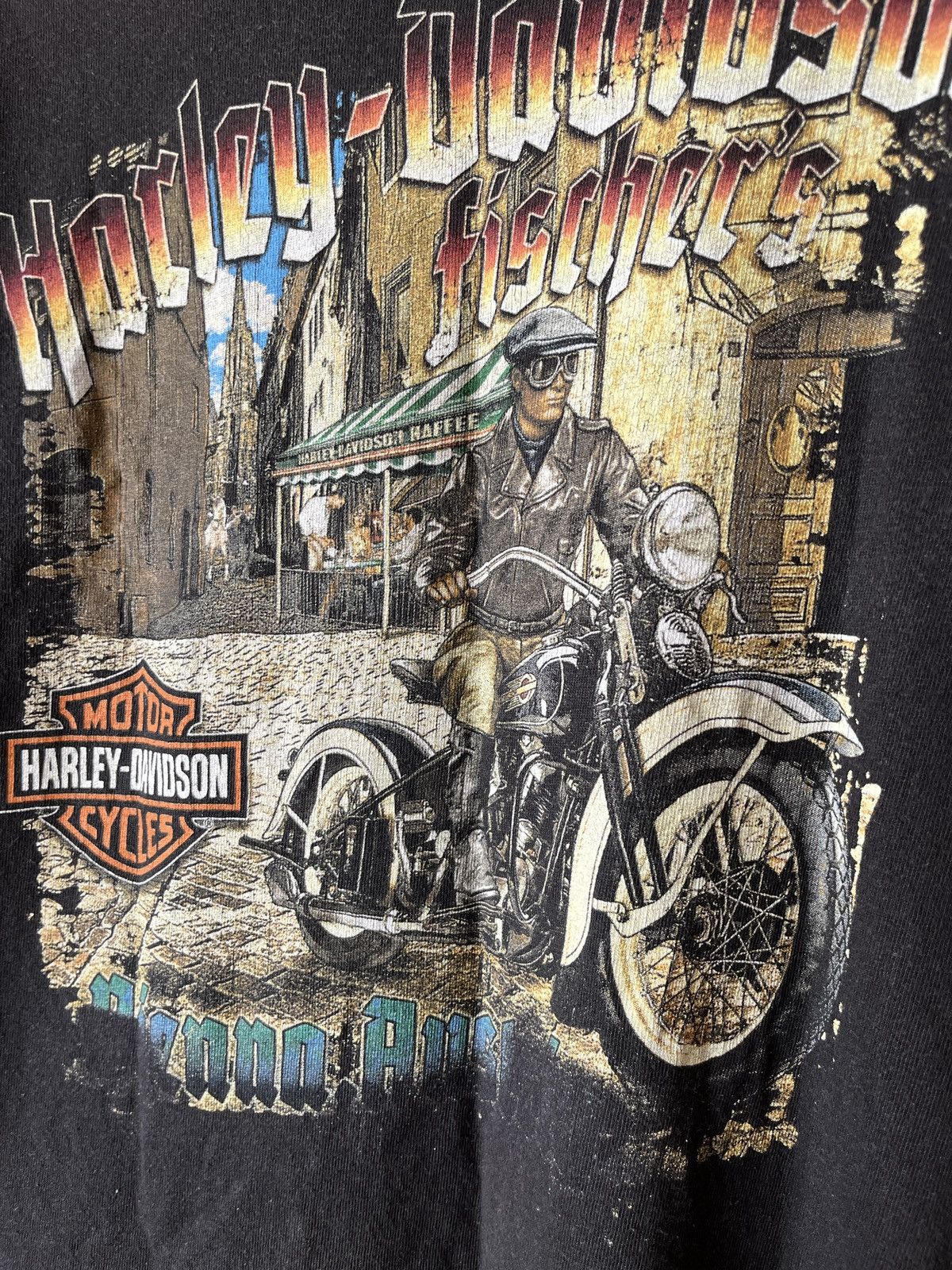 Harley Davidson 2014 Harley Davidson USA Big Print T-shirt Size US XL / EU 56 / 4 - 8 Thumbnail