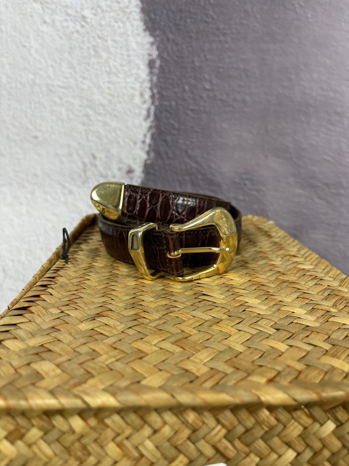 MCM MCM vintage crocodile leather women’s belt Size ONE SIZE - 5 Thumbnail