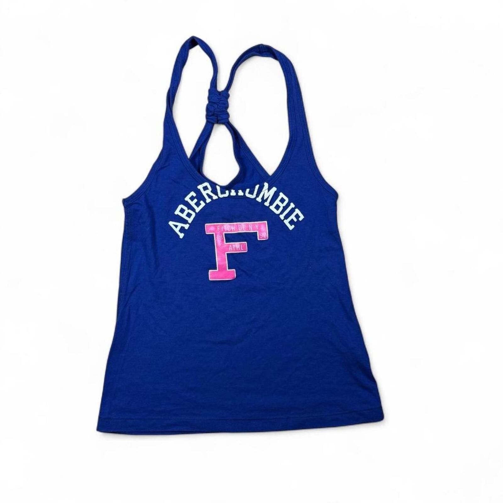 Abercrombie & Fitch Vintage Y2K Abercrombie & Fitch blue tank top Size S / US 4 / IT 40 - 1 Thumbnail