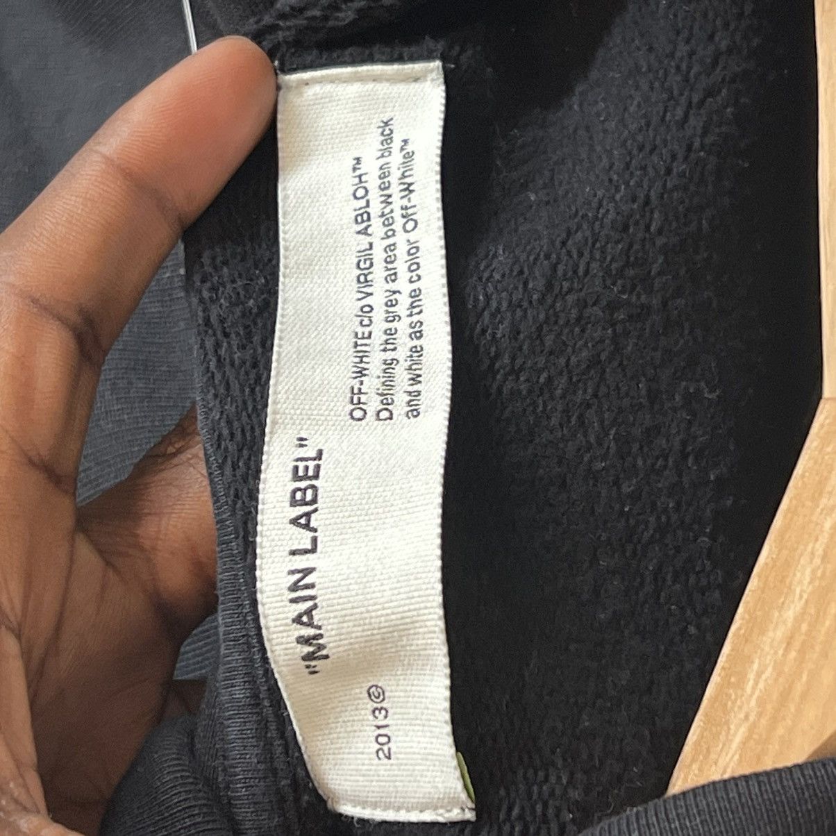Off-White Off White Airport Tape Hoodie Black Size US M / EU 48-50 / 2 - 15 Thumbnail
