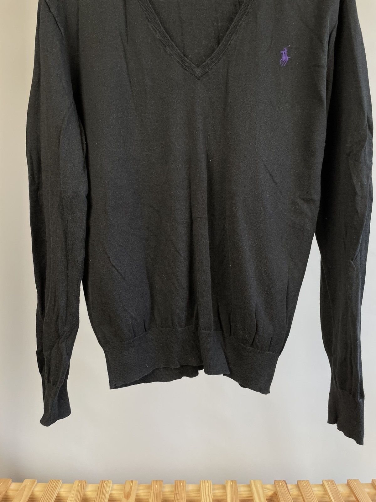 Polo Ralph Lauren Polo Ralph lauren v neck cotton sweater size L Size L / US 10 / IT 46 - 3 Thumbnail