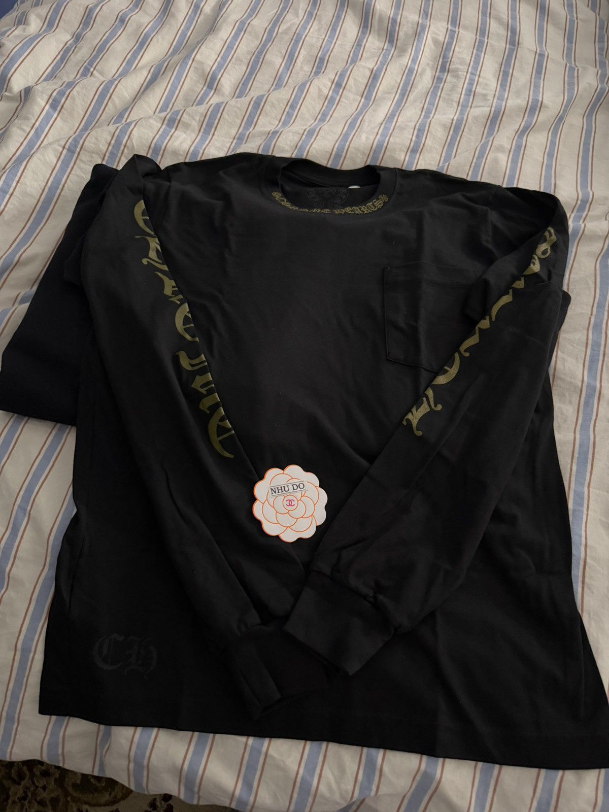 Chrome Hearts Chrome Hearts Neck Logo (Long Sleeve) tee shirt - NEW size M Size US M / EU 48-50 / 2 - 1 Thumbnail