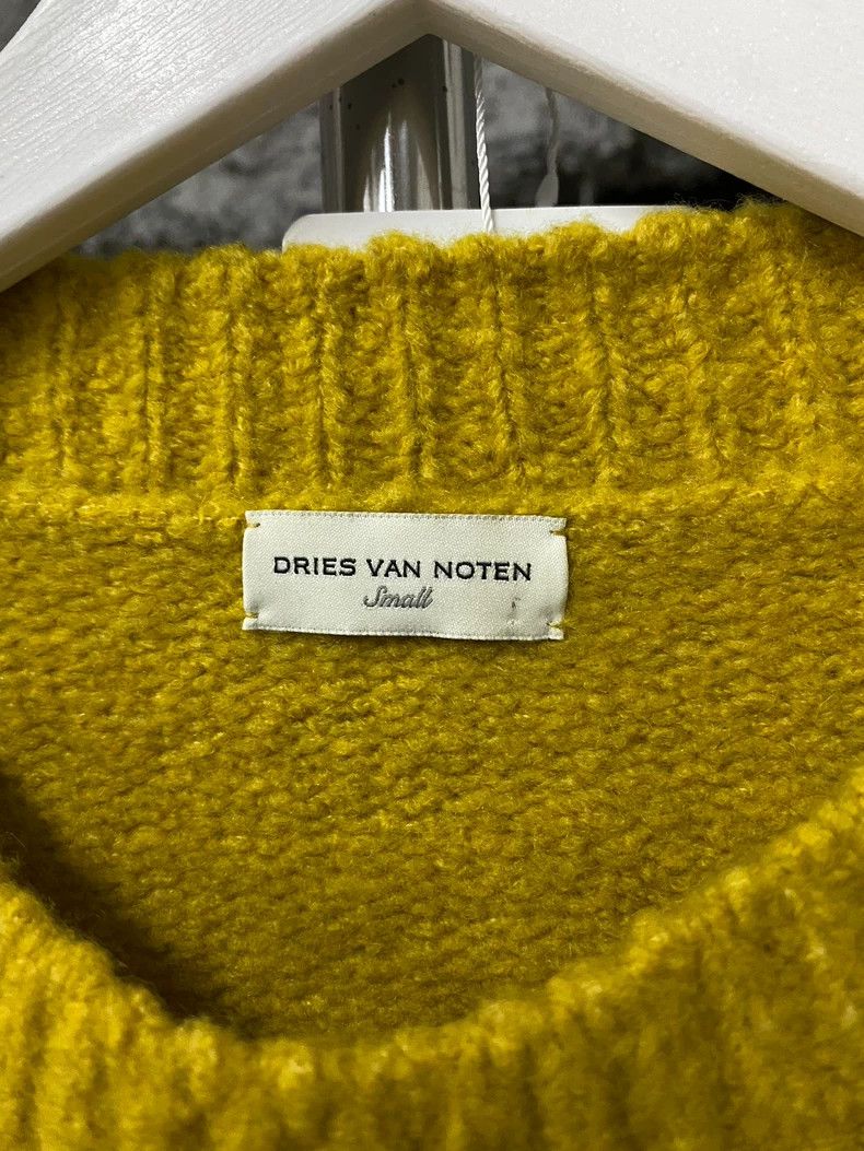 Dries Van Noten DRIES VAN NOTEN Yellow long-sleeved sweater Size S / US 4 / IT 40 - 5 Thumbnail