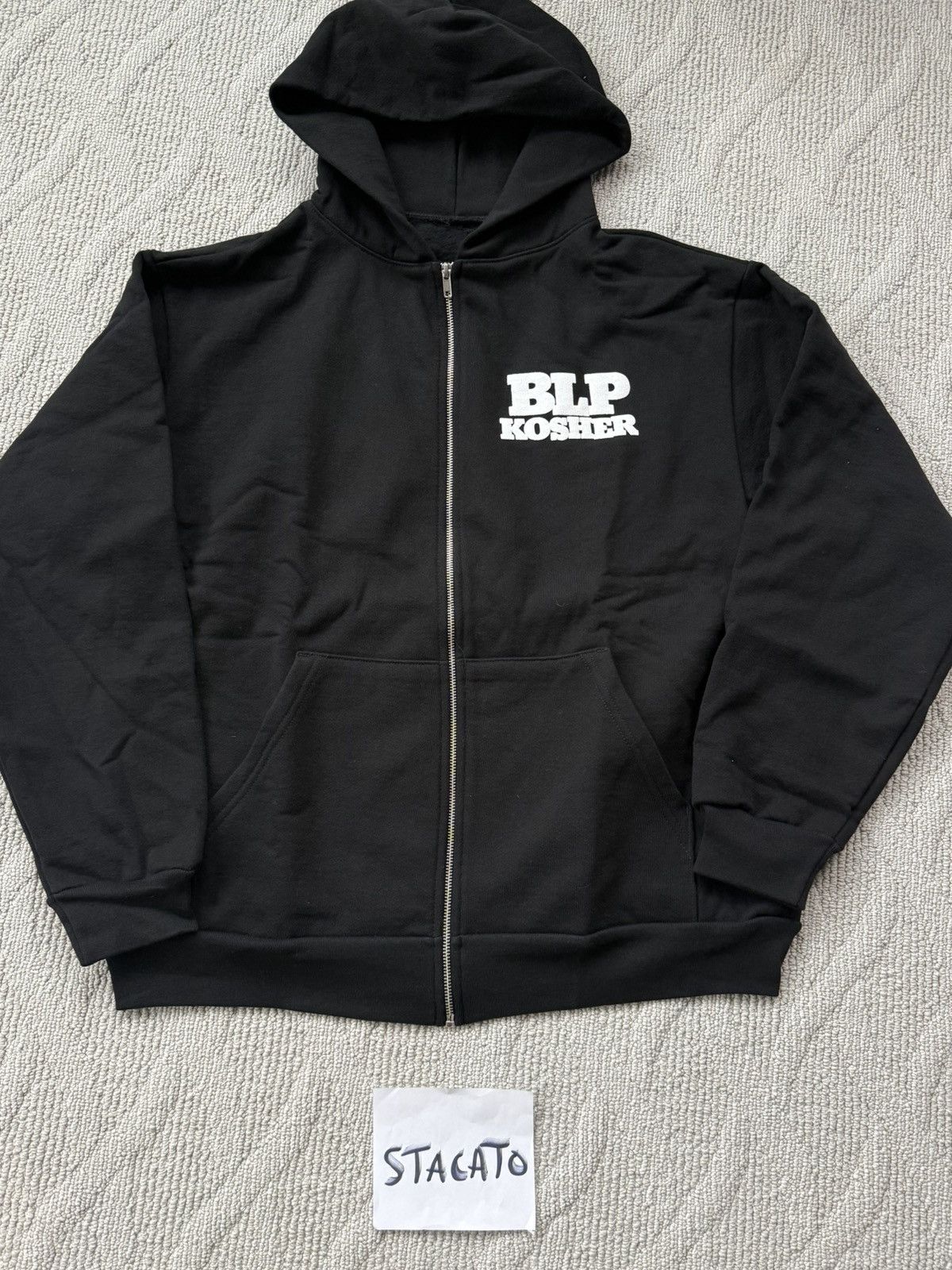 Rap Tees BLP Kosher Driedelman Tour Zip Up Hoodie Size US S / EU 44-46 / 1 - 1 Thumbnail