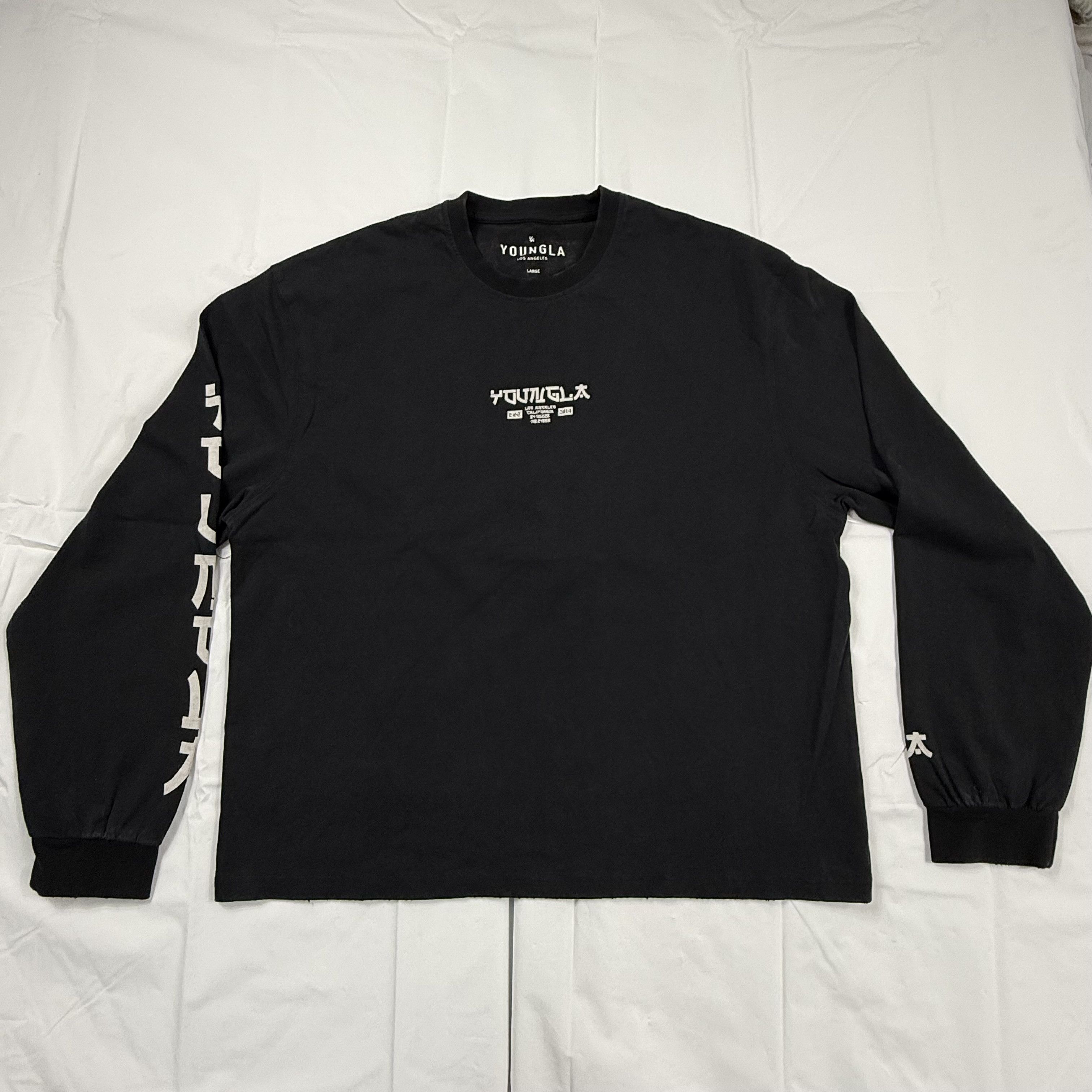 YoungLA YoungLA Dragon Samurai Skull Graphic Long Sleeve Shirt Size US L / EU 52-54 / 3 - 2 Thumbnail