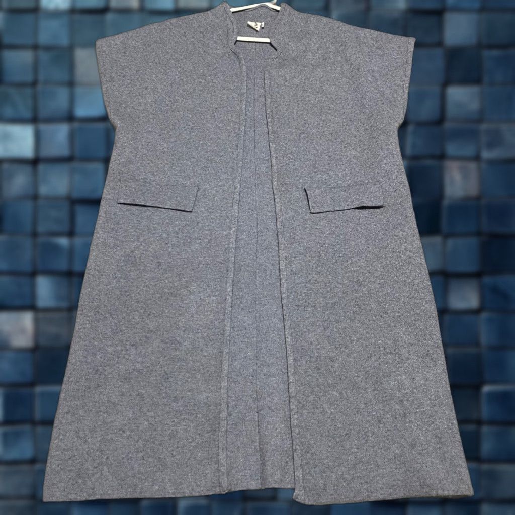 Anthropologie Anthropologie Akemi + Kin Sweater Women Small Gray Open Front Short Sleeve Knit Cardigan Bohemian 90s Style Mens Womens Size S / US 4 / IT 40 - 1 Thumbnail
