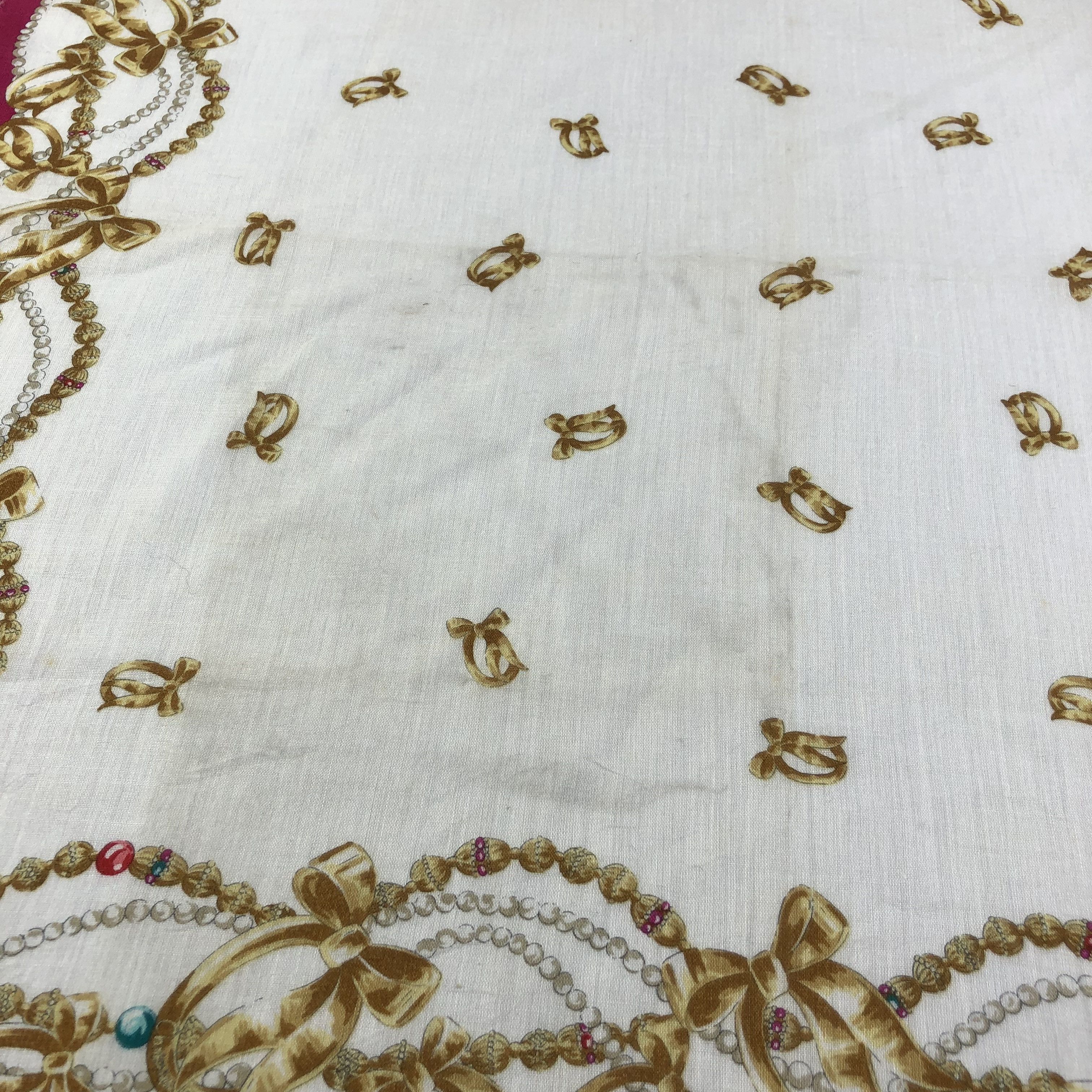 Christian Dior Monsieur Christian Dior Handkerchief Neckerchief Bandana H2025 Size ONE SIZE - 5 Thumbnail