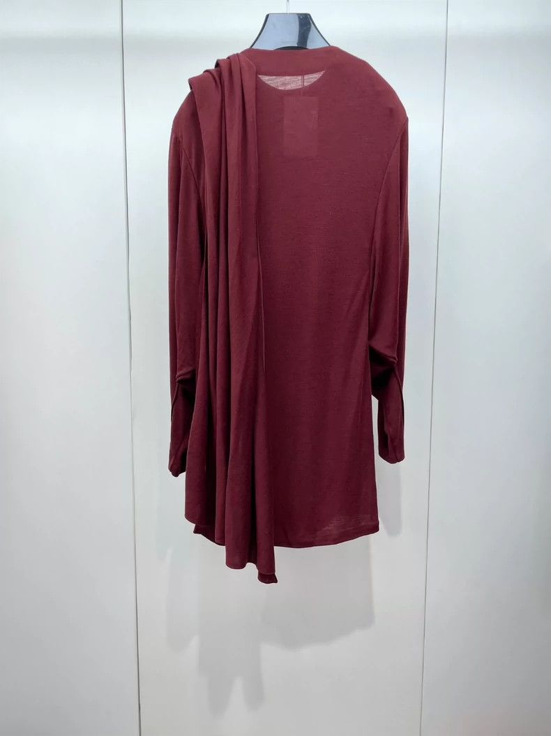 Yves Saint Laurent saint laurent Wool draped dress 2501-Nextarrow Size XS / US 0-2 / IT 36-38 - 3 Thumbnail