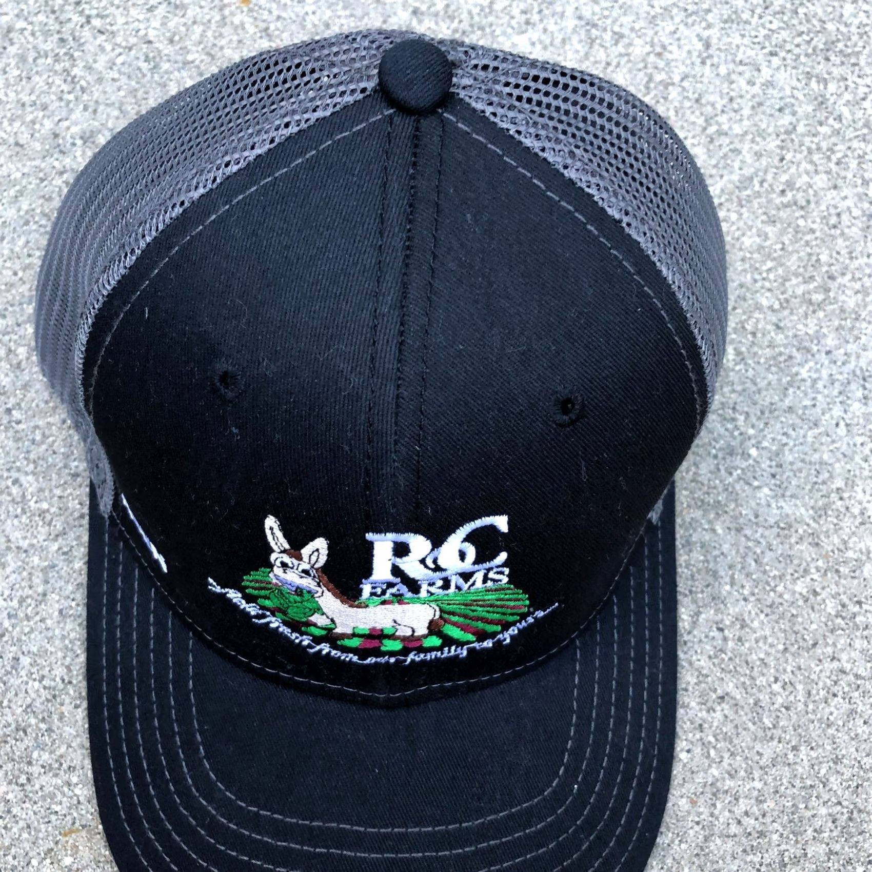 Vintage OTTO RC FARMS Monterey California Trucker Hat Men's One Size Black Snapback Cap Size ONE SIZE - 4 Thumbnail