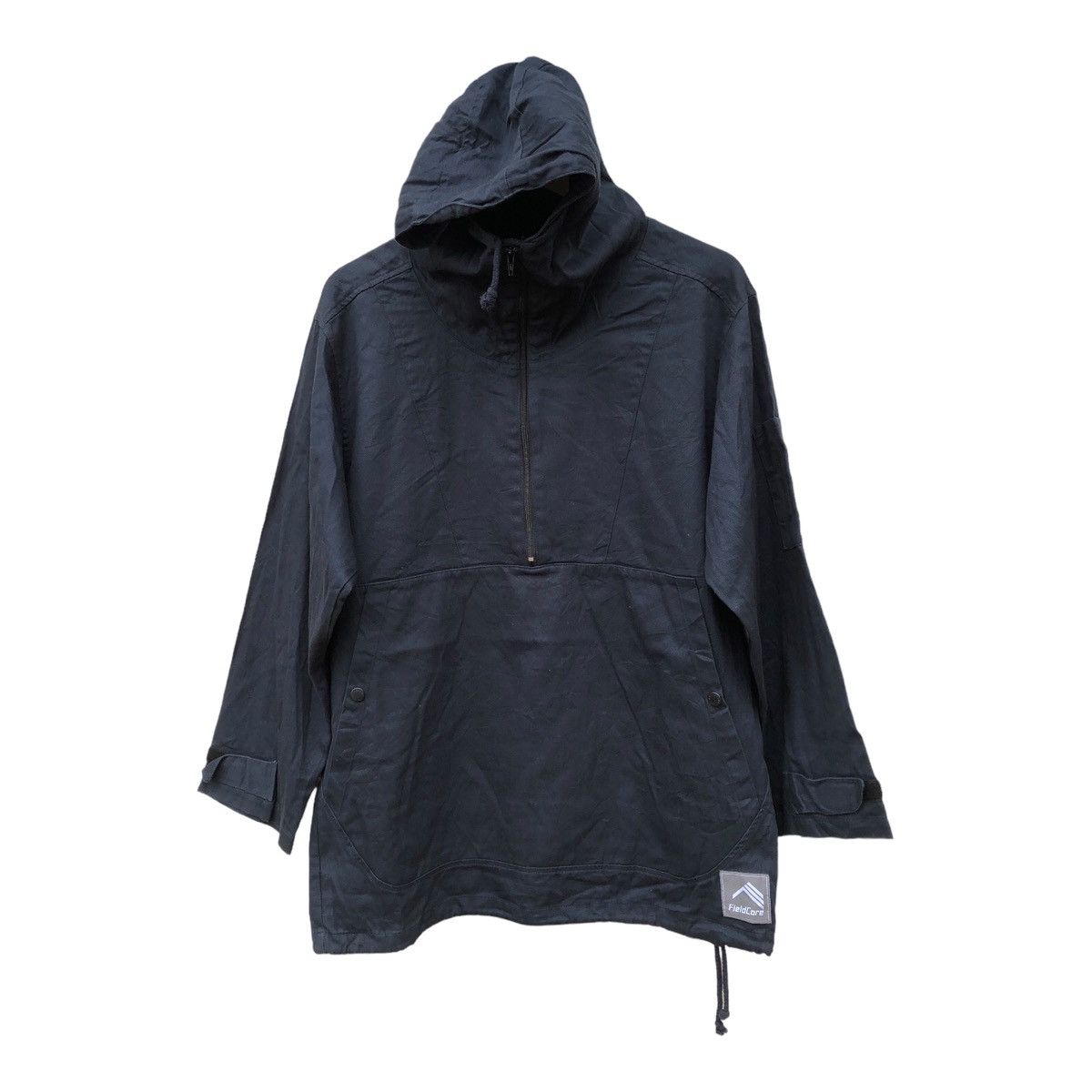 image of Outdoor Life Fieldcore Anorak Half Zip Jacket Hoodie Outdoor in Navy, Men's (Size Medium)