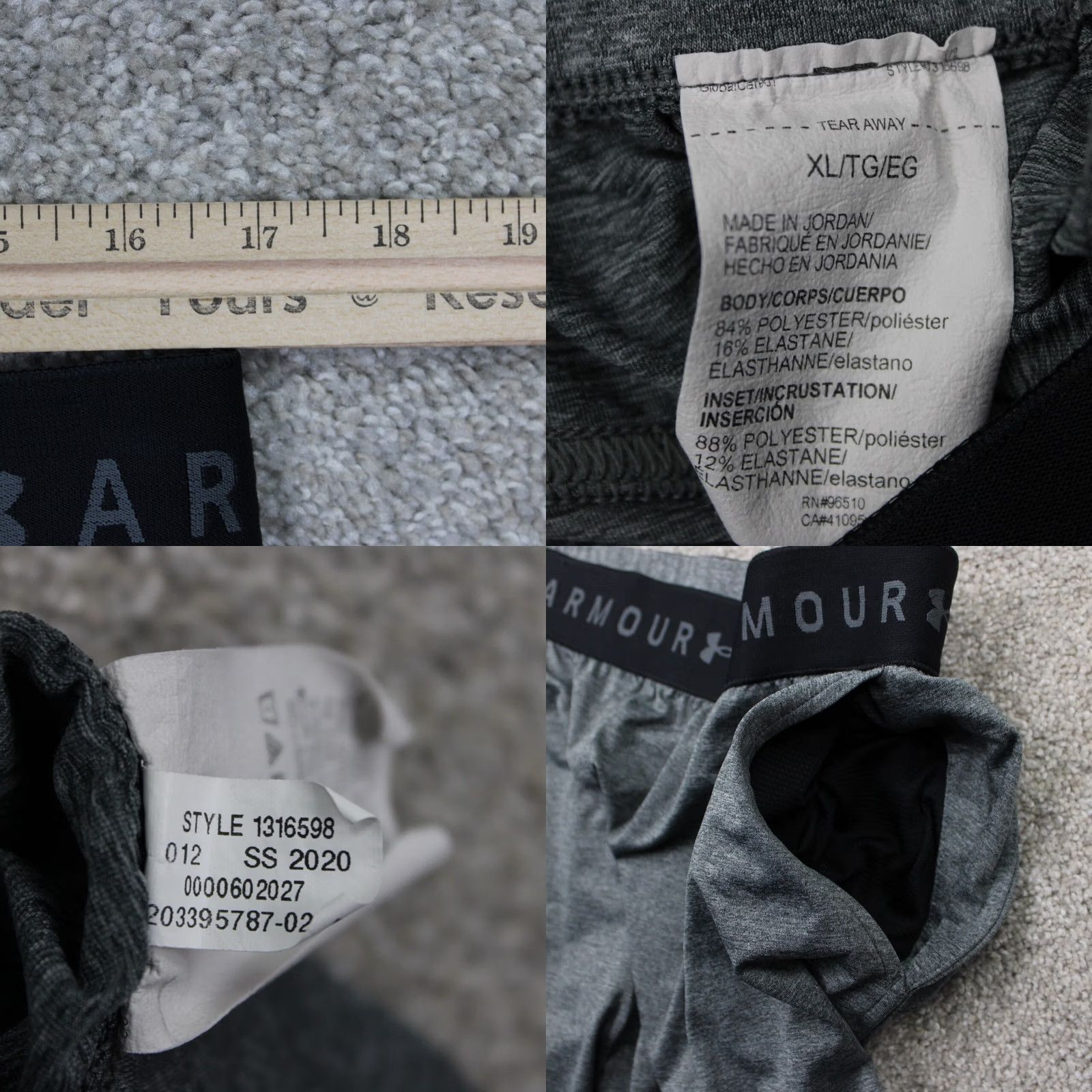 Under Armour Under armour Pants Womens XL Gray Jogger Sport HeatGear inseam Size 40" / US 18 - 8 Thumbnail
