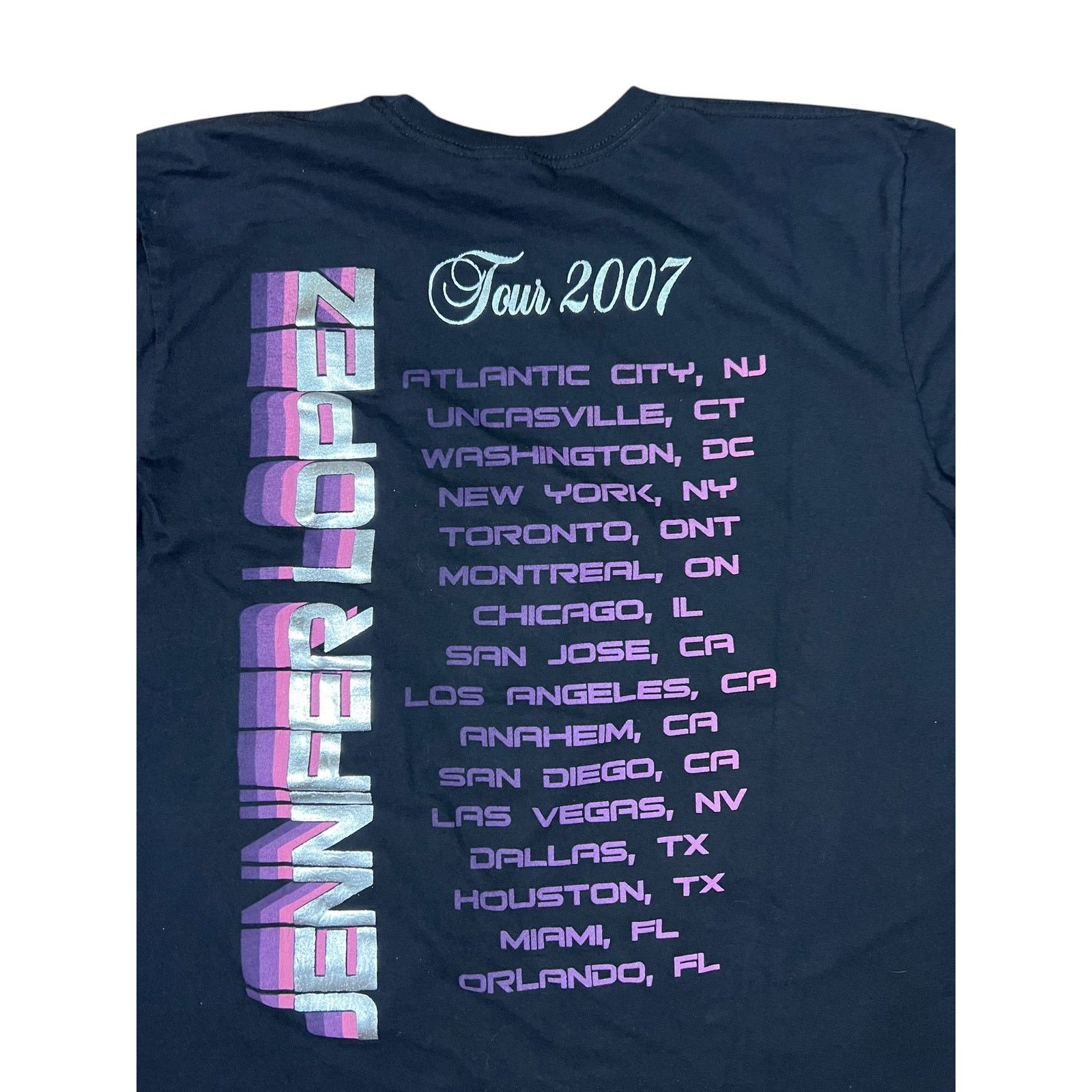 Band Tees × Vintage Vintage 2007 Jennifer Lopez JLo Do It Well tour tee (L) Size US L / EU 52-54 / 3 - 8 Thumbnail