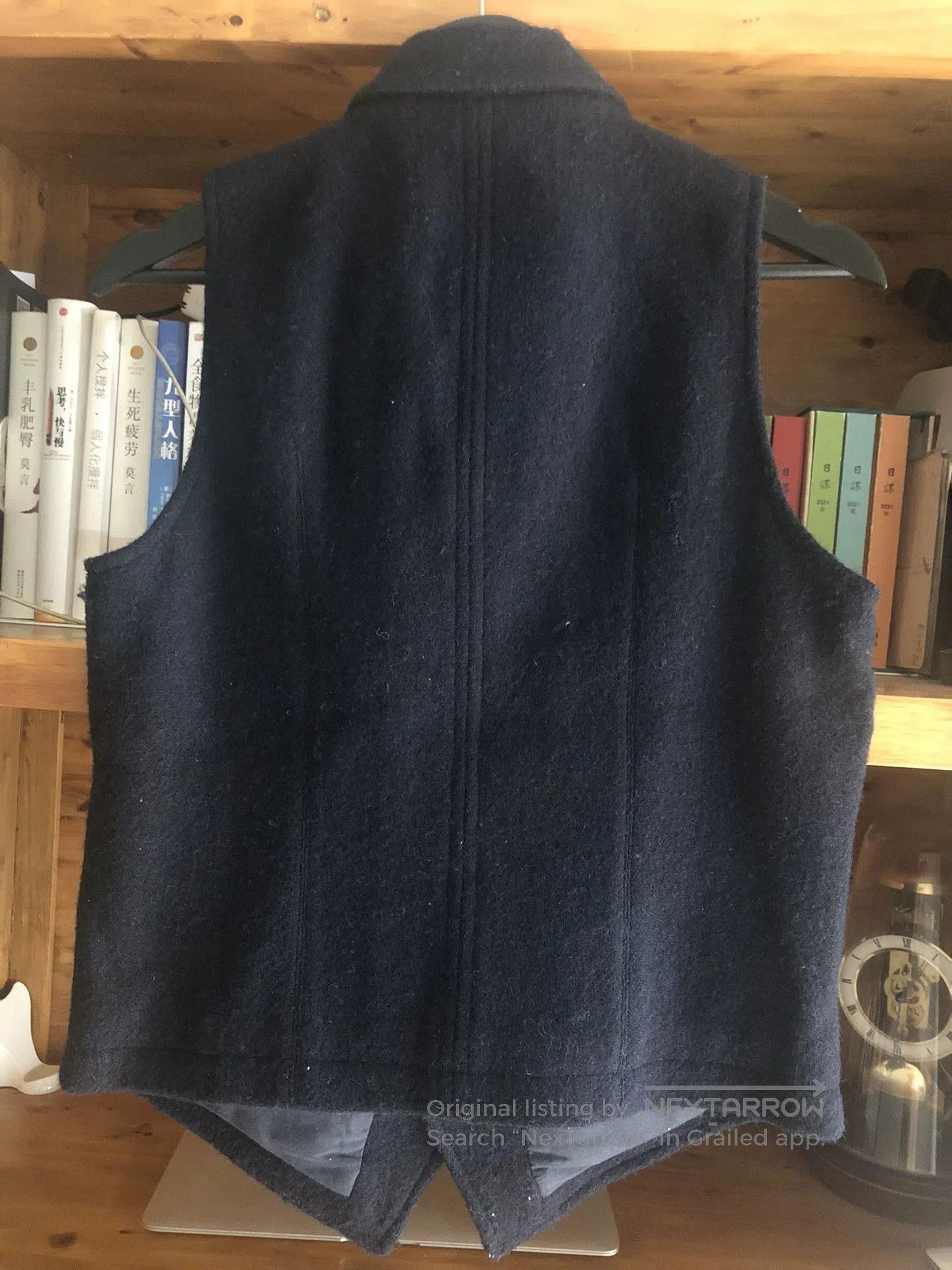 Nigel Cabourn navy wool vest by Nigel Cabourn. Size US L / EU 52-54 / 3 - 5 Thumbnail