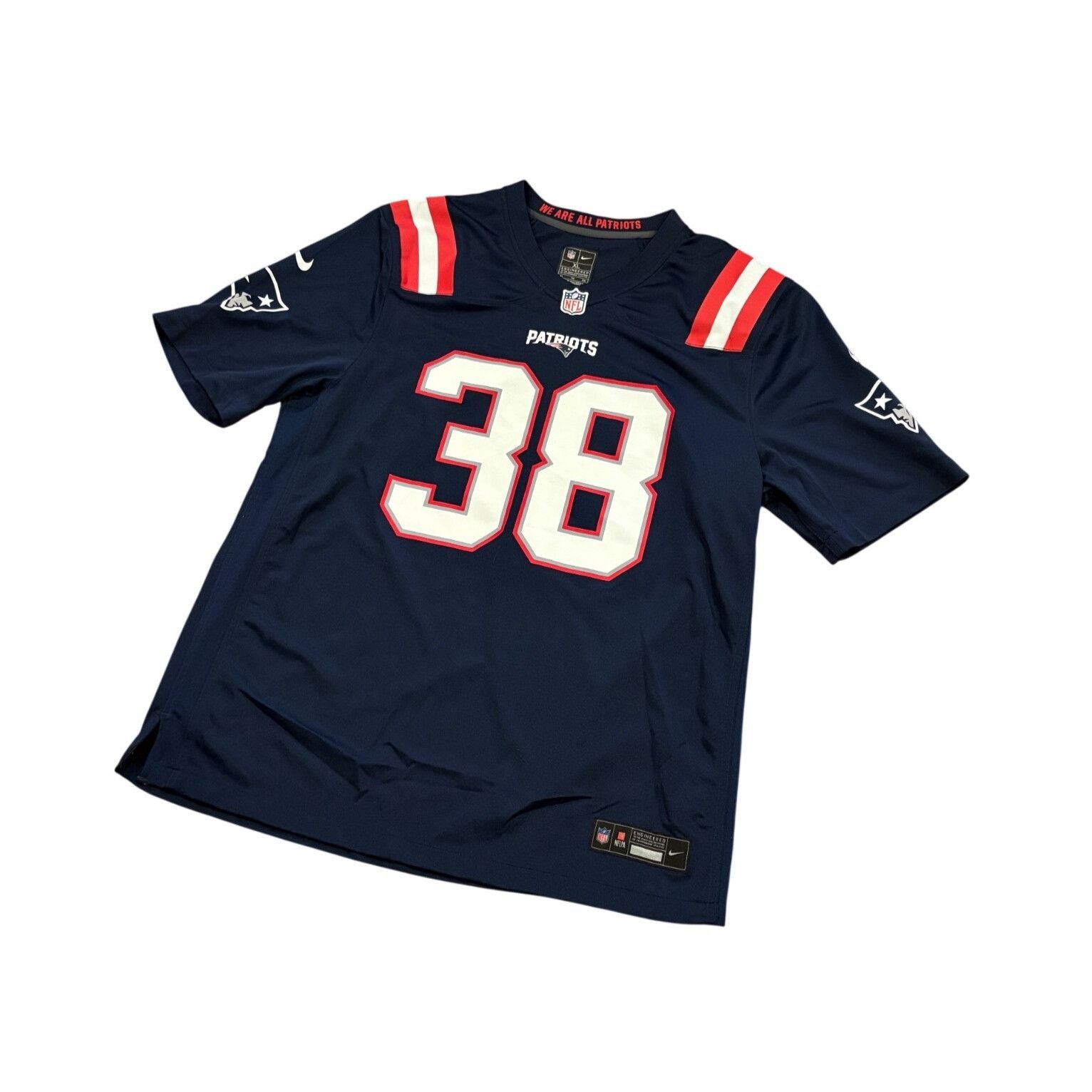 Nike Nike New England Patriots Rhamondre Stevenson #38 NFL Footba Size US XL / EU 56 / 4 - 4 Thumbnail