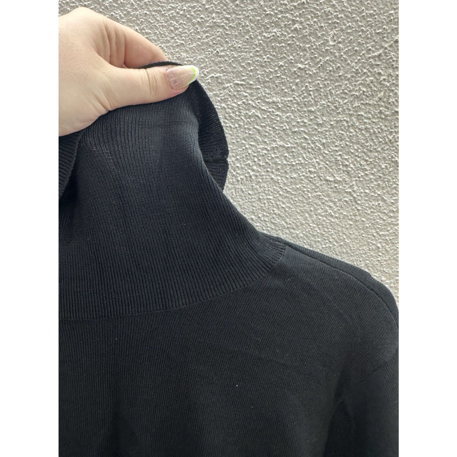 Architect Architect Womens Sweater XL Black Turtleneck Pullover NWTs Size XL / US 12-14 / IT 48-50 - 3 Thumbnail