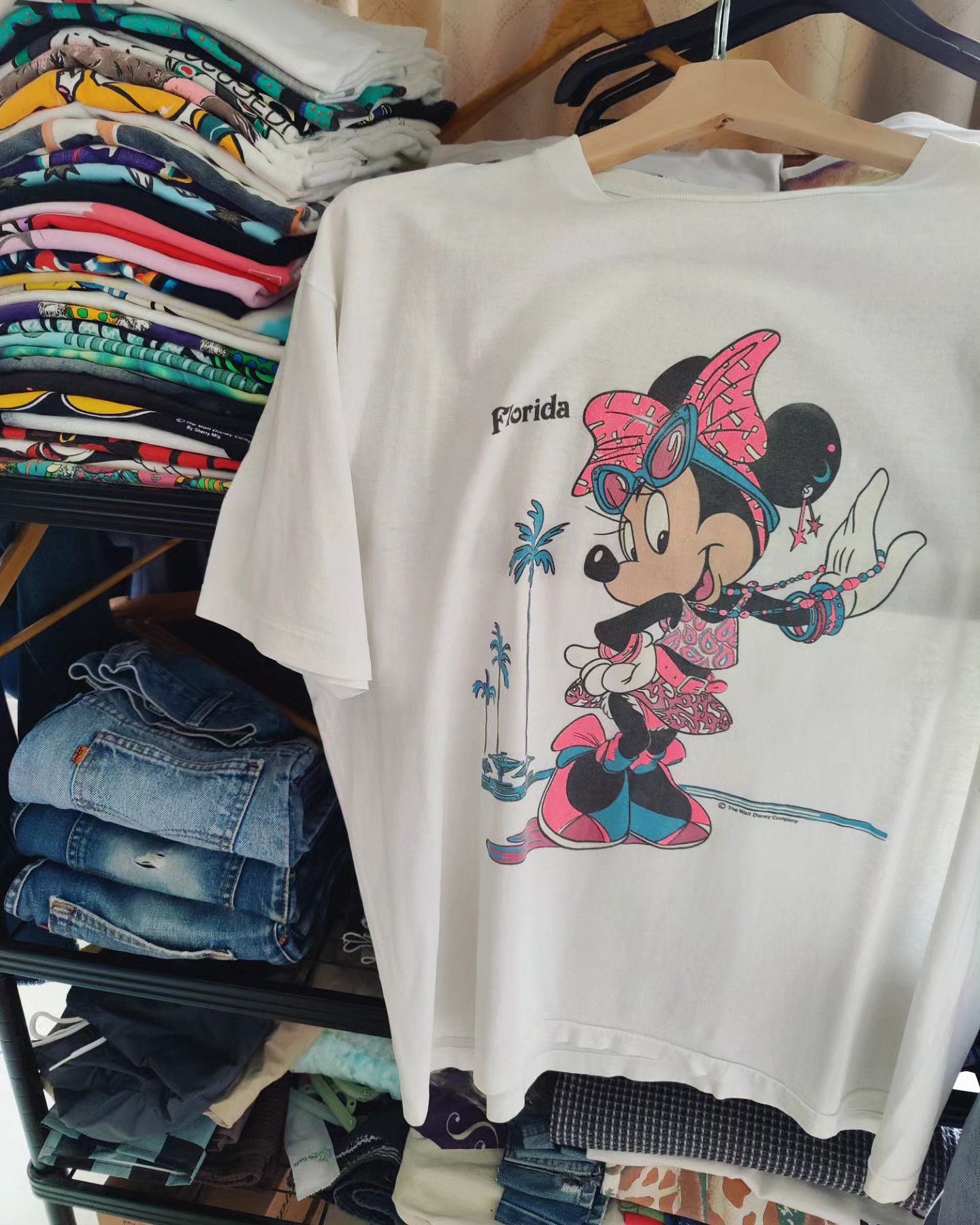 Disney vintage 80s - Minnie Mouse, Florida Size US XL / EU 56 / 4 - 1 Thumbnail