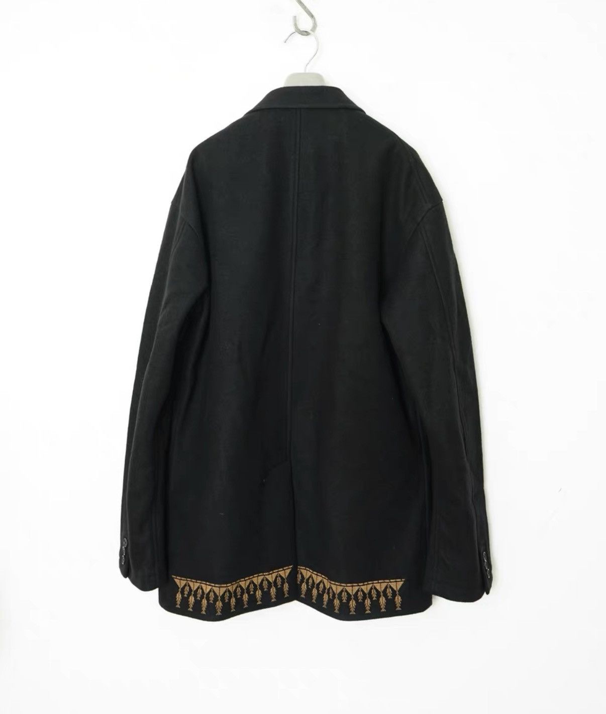 Yohji Yamamoto Yohji Yamamoto SYTE Silhouette Mid-length Wool Blend Coat Size US L / EU 52-54 / 3 - 7 Thumbnail