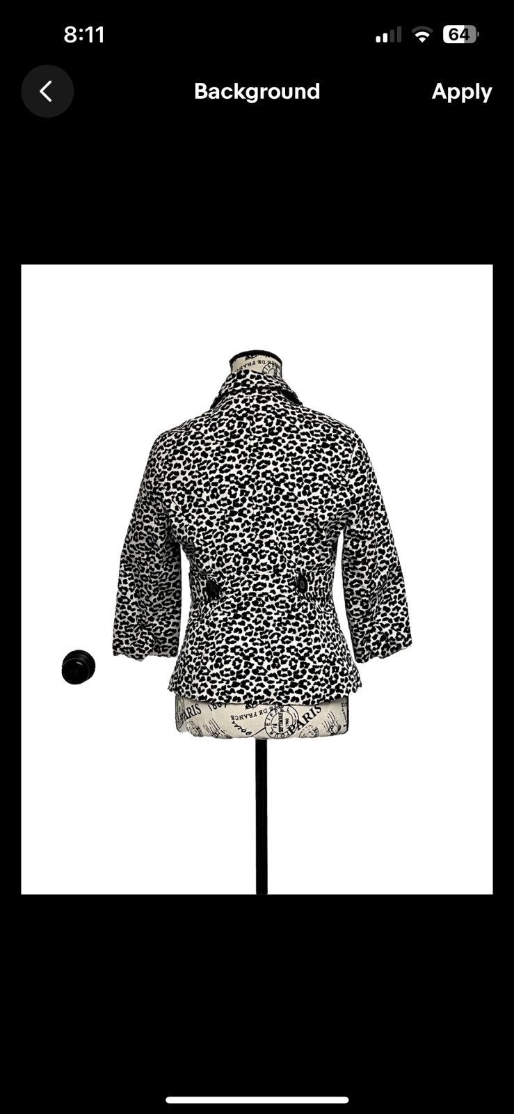 Vintage Vintage Forever 21 Jacquard Leopard Single Breast Blazery M Size M / US 6-8 / IT 42-44 - 4 Thumbnail