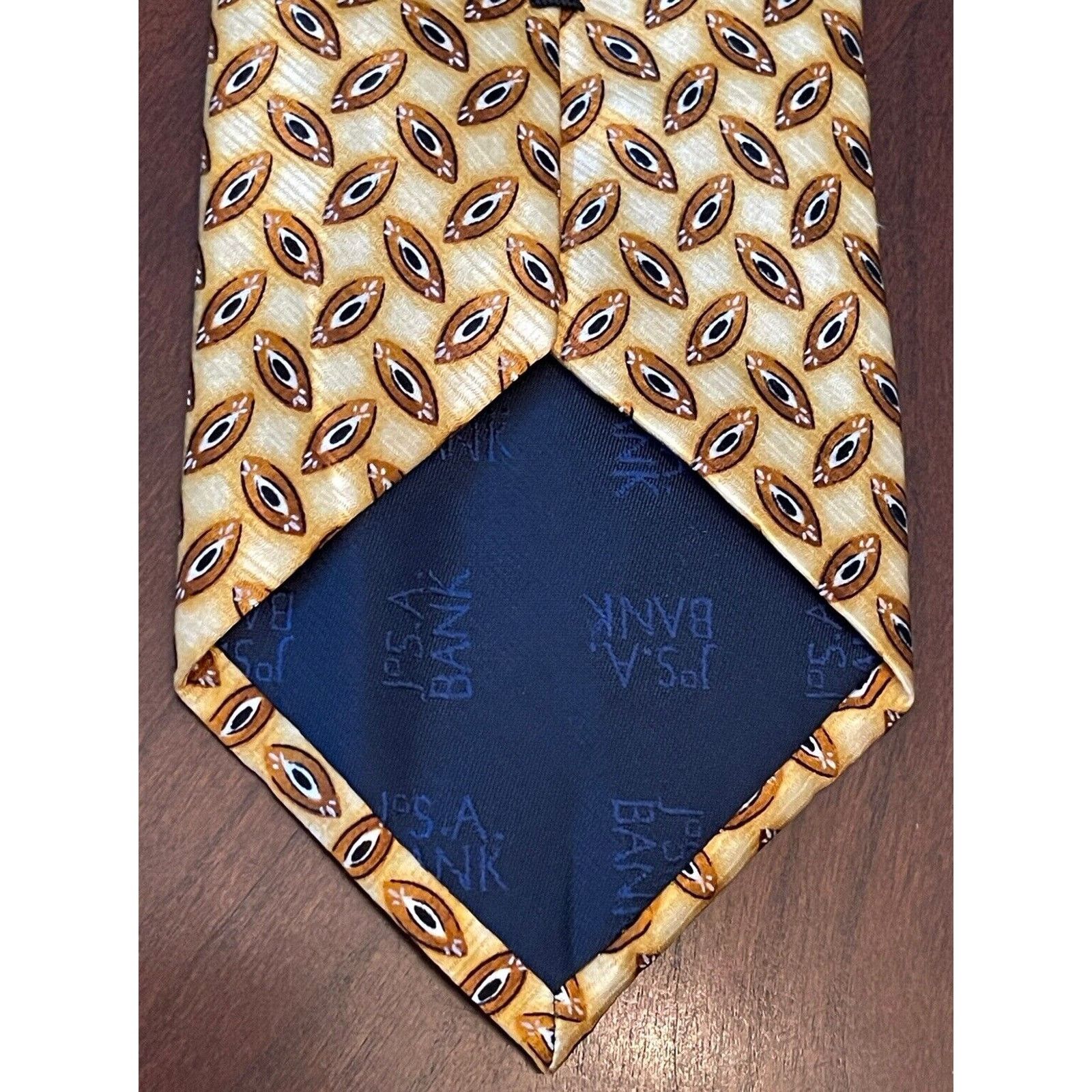 Jos. A. Bank Jos. A. Bank Gold 100% Imported Silk Made In China Size ONE SIZE - 2 Thumbnail