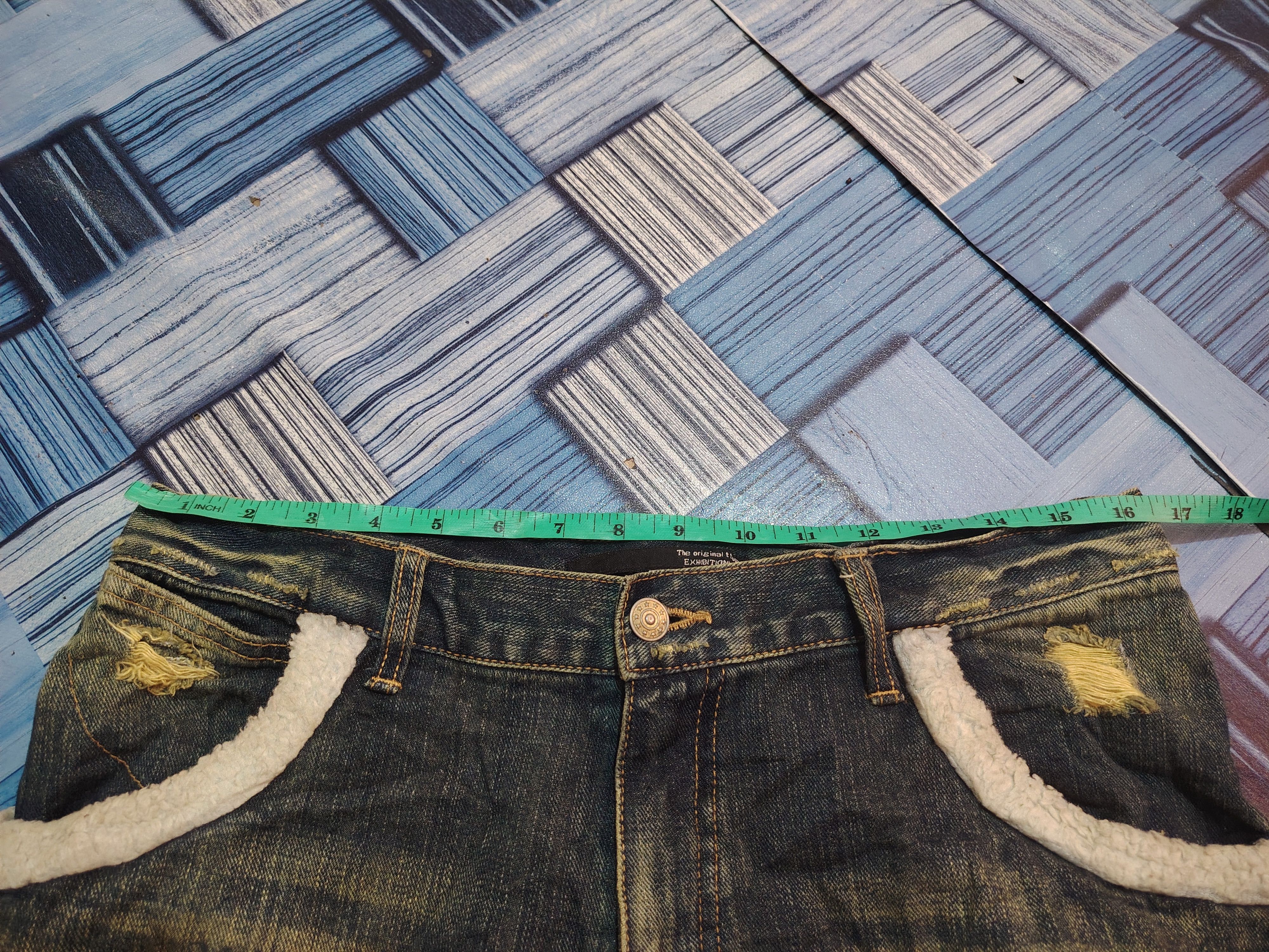 Who Decides War Japanese Exhibitionist TTU Distressed Denim Size US 33 - 25 Thumbnail
