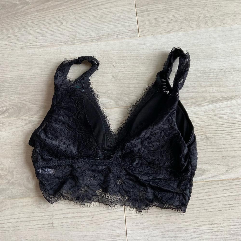 rue21 Rue 21 Black Floral Lace Bralette Size ONE SIZE - 4 Thumbnail