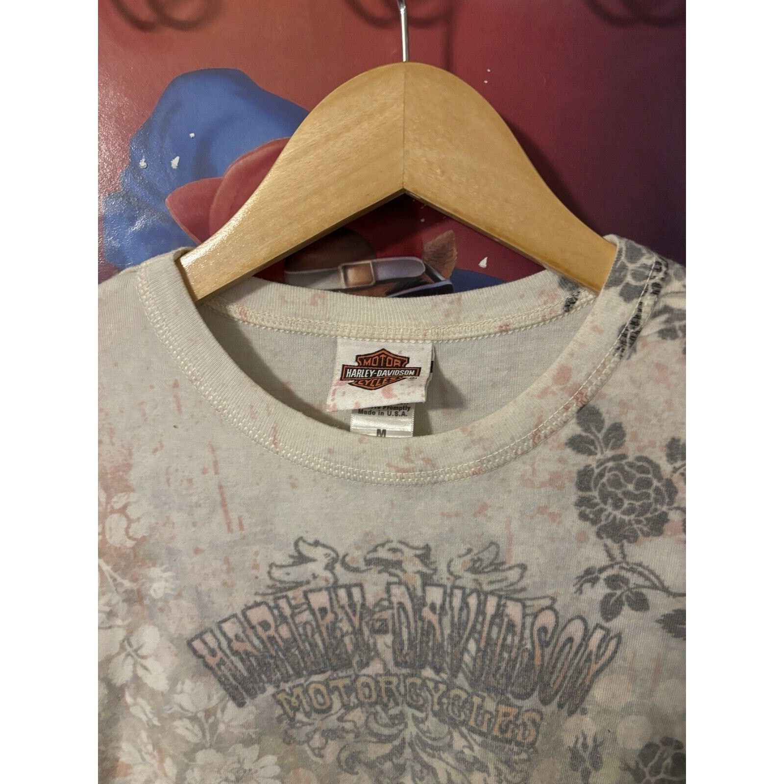 Other Vintage y2k harley davidson ladies T-shirt brown tan Sz M Size M / US 6-8 / IT 42-44 - 3 Thumbnail