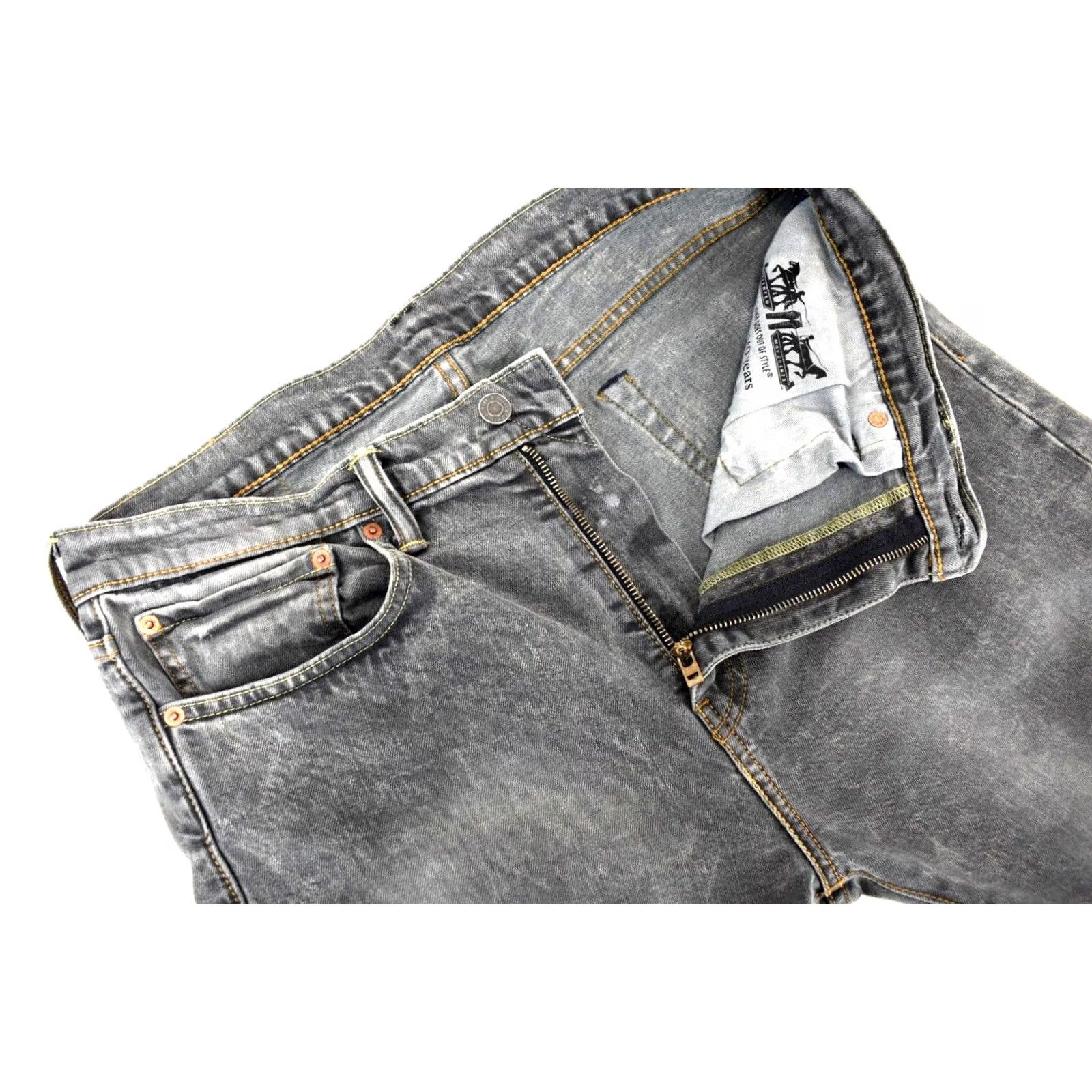 Levi's Levi's 510 Jeans Men's Slim Fit Gray Denim Pants W34/L32 Size US 34 / EU 50 - 4 Thumbnail